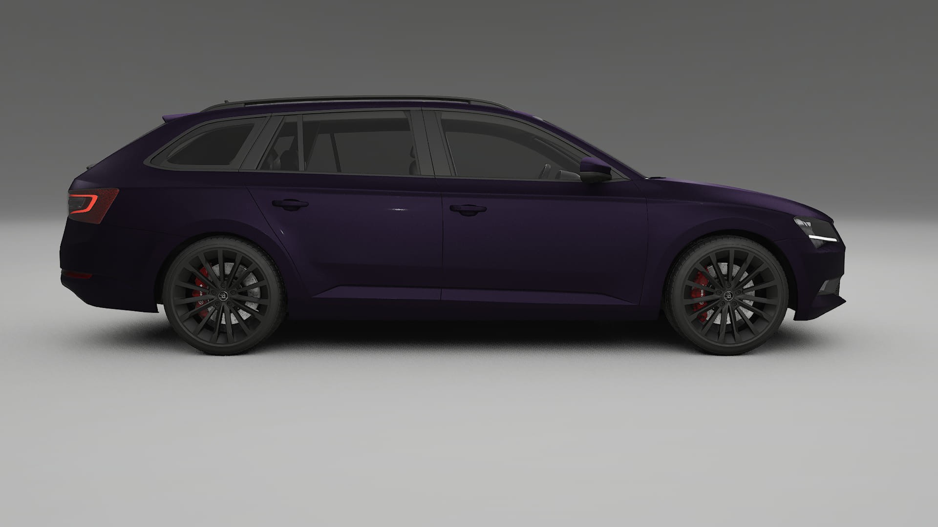Škoda Superb B8 TPU Lakbeschermingsfolie | VIOLET Kleurveranderende PPF – Volledig Voorgesneden Kit