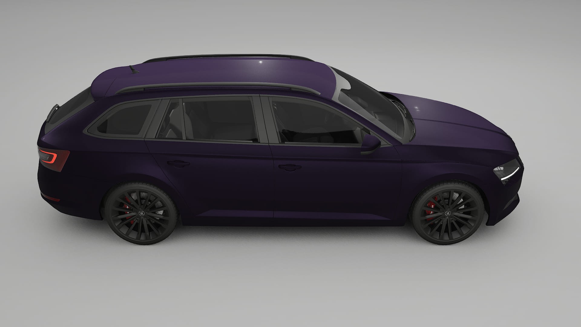 Škoda Superb B8 TPU Lakbeschermingsfolie | VIOLET Kleurveranderende PPF – Volledig Voorgesneden Kit
