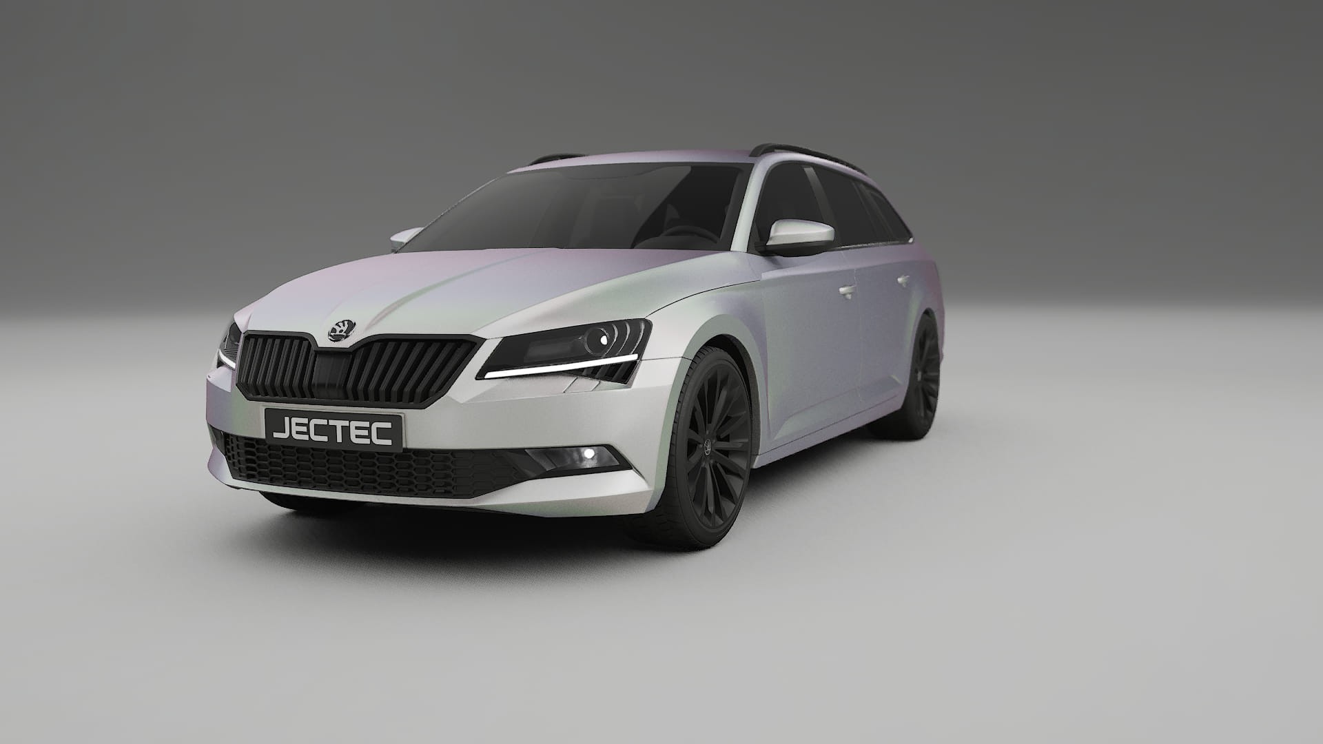 Škoda Superb B8 TPU Lakbeschermingsfolie | NEBULA Kleurveranderende PPF – Volledig Voorgesneden Kit