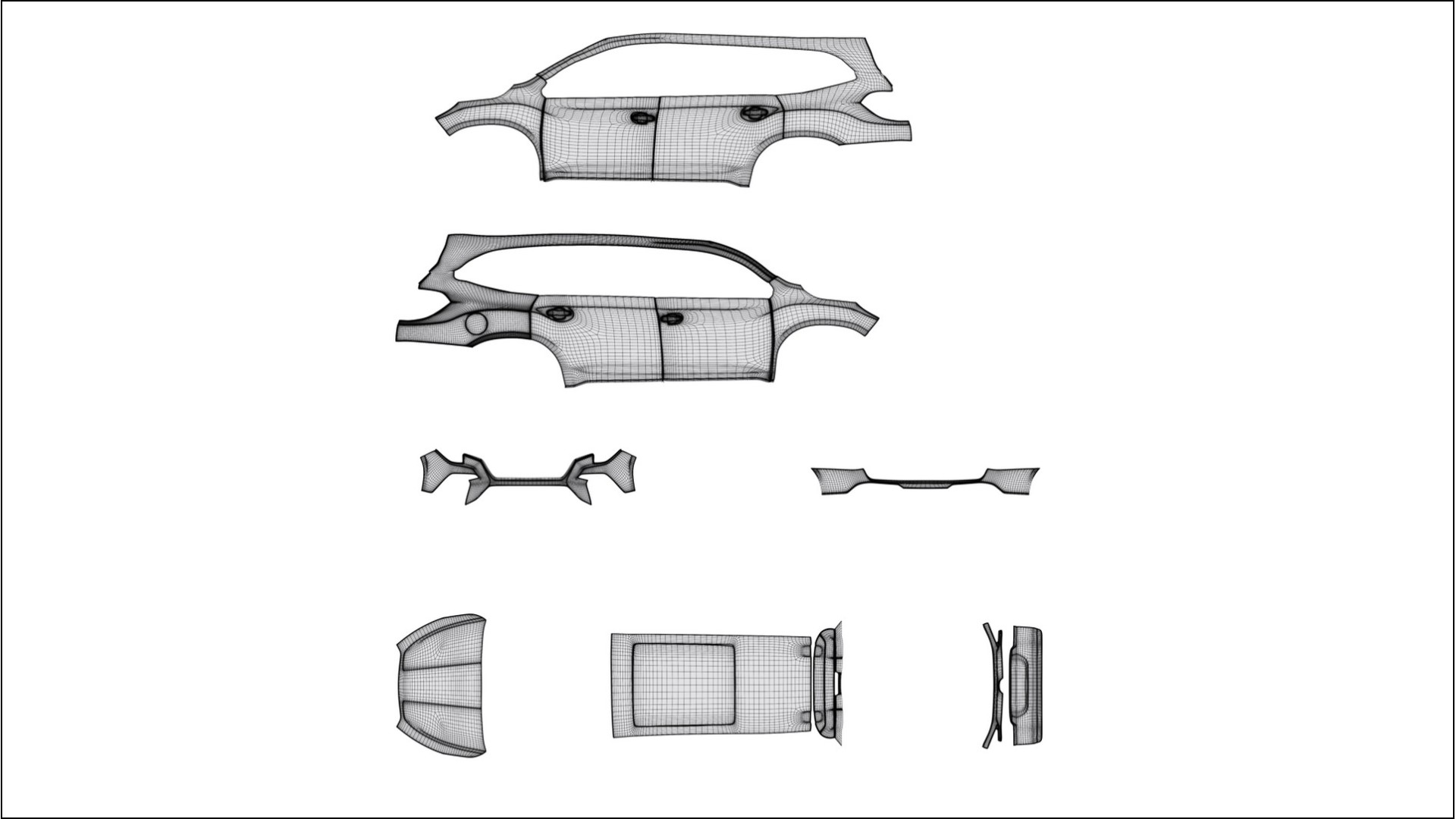 Subaru Ascent BT facelift LCI TPU Lakbeschermingsfolie | VENOM Kleurveranderende PPF – Volledig Voorgesneden Kit 2