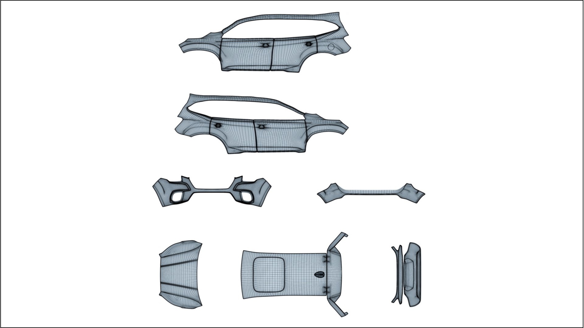 Subaru Forester V SK facelift LCI TPU Lakbeschermingsfolie | NEBULA Kleurveranderende PPF – Volledig Voorgesneden Kit 2