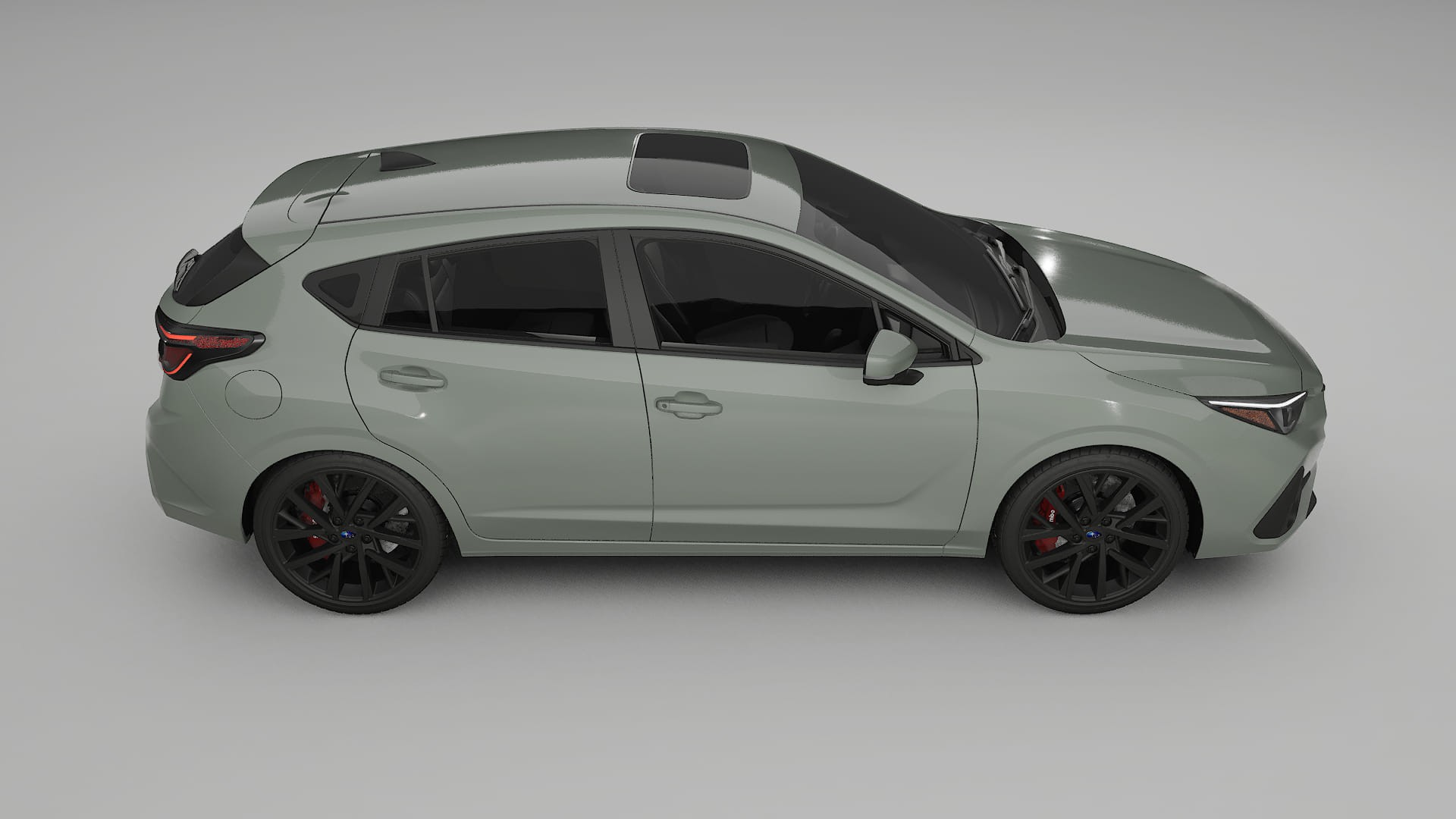 Subaru Impreza GU TPU Lakbeschermingsfolie | SLATE Kleurveranderende PPF – Volledig Voorgesneden Kit
