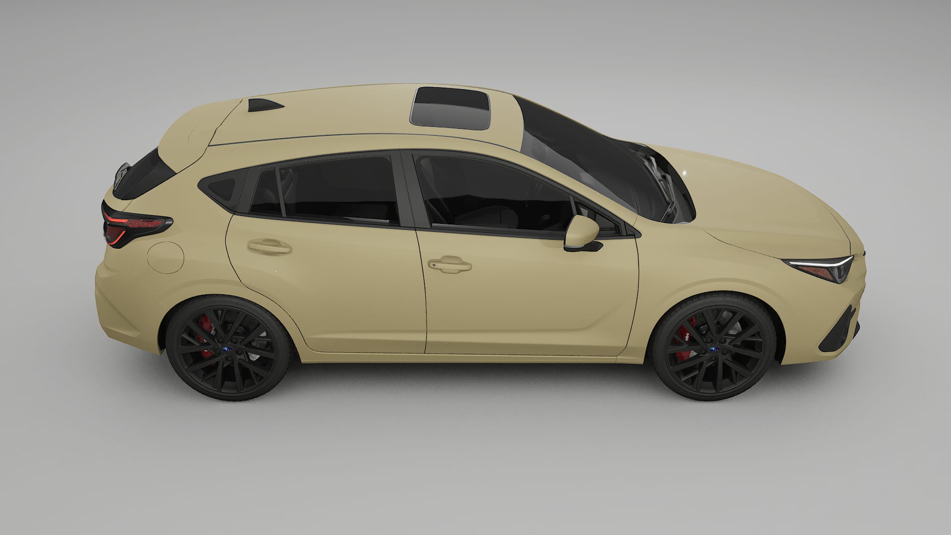 Subaru Impreza GU TPU Lakbeschermingsfolie | SAND Kleurveranderende PPF – Volledig Voorgesneden Kit