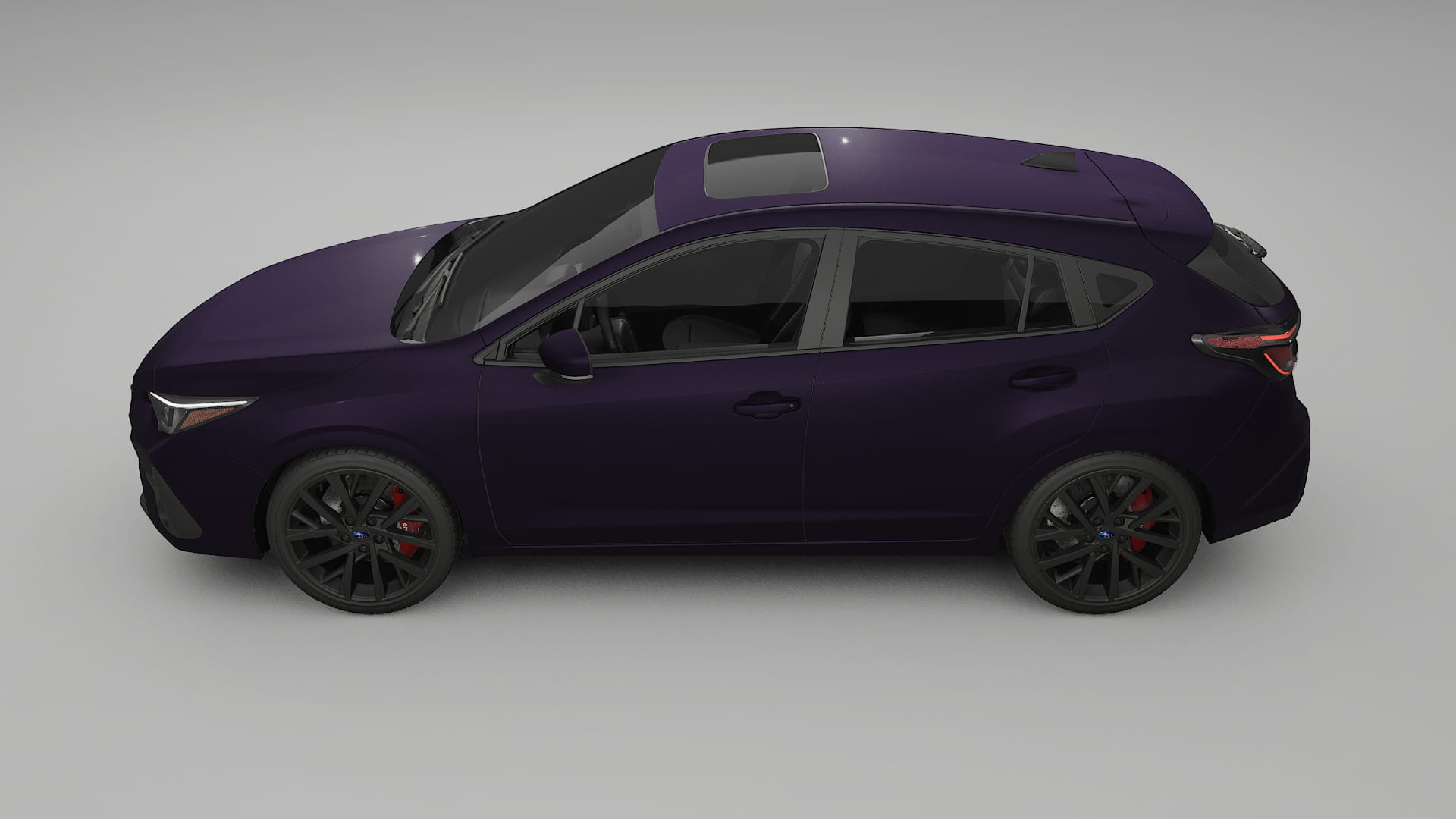 Subaru Impreza GU TPU Lakbeschermingsfolie | VIOLET Kleurveranderende PPF – Volledig Voorgesneden Kit
