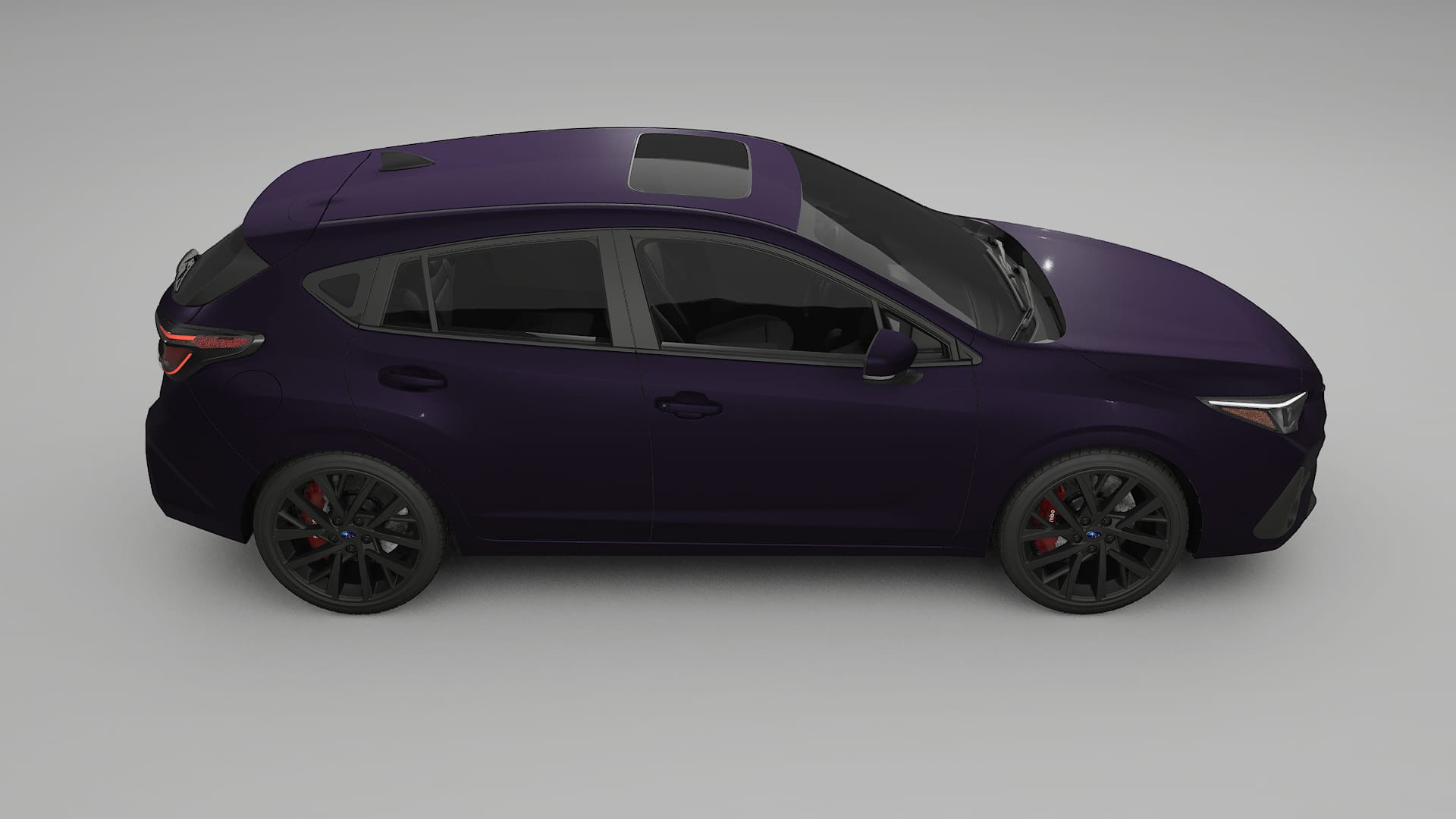 Subaru Impreza GU TPU Lakbeschermingsfolie | VIOLET Kleurveranderende PPF – Volledig Voorgesneden Kit