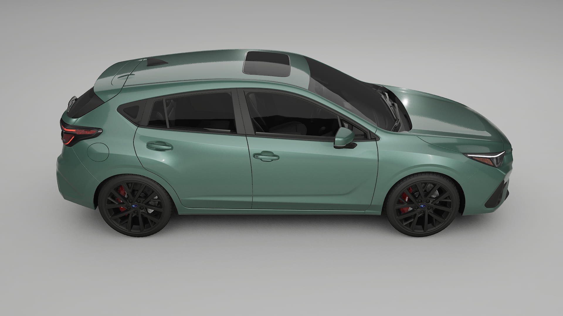 Subaru Impreza GU TPU Lakbeschermingsfolie | EVERGREEN Kleurveranderende PPF – Volledig Voorgesneden Kit