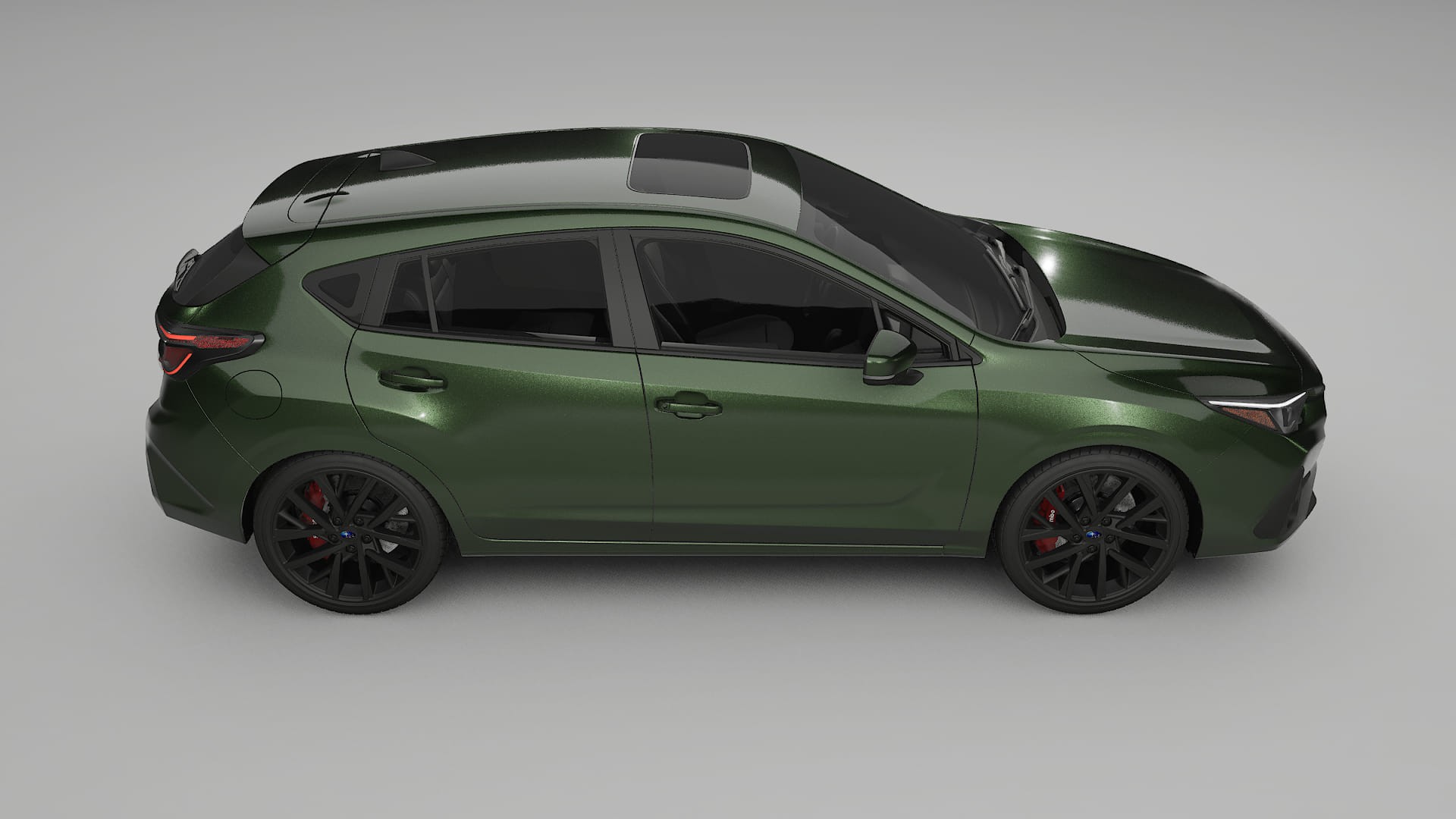 Subaru Impreza GU TPU Lakbeschermingsfolie | LAGOON Kleurveranderende PPF – Volledig Voorgesneden Kit