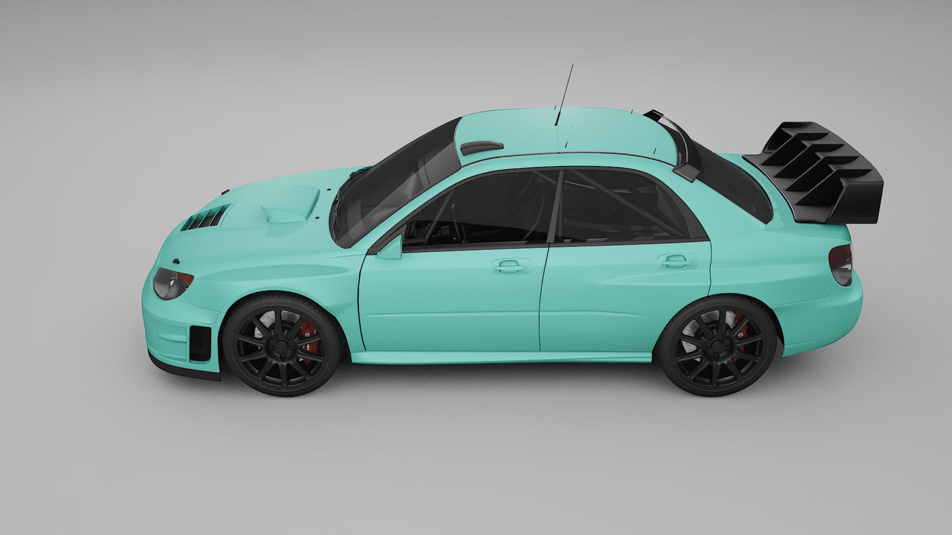 Subaru Impreza WRC GD TPU Lakbeschermingsfolie | FROST Kleurveranderende PPF – Volledig Voorgesneden Kit