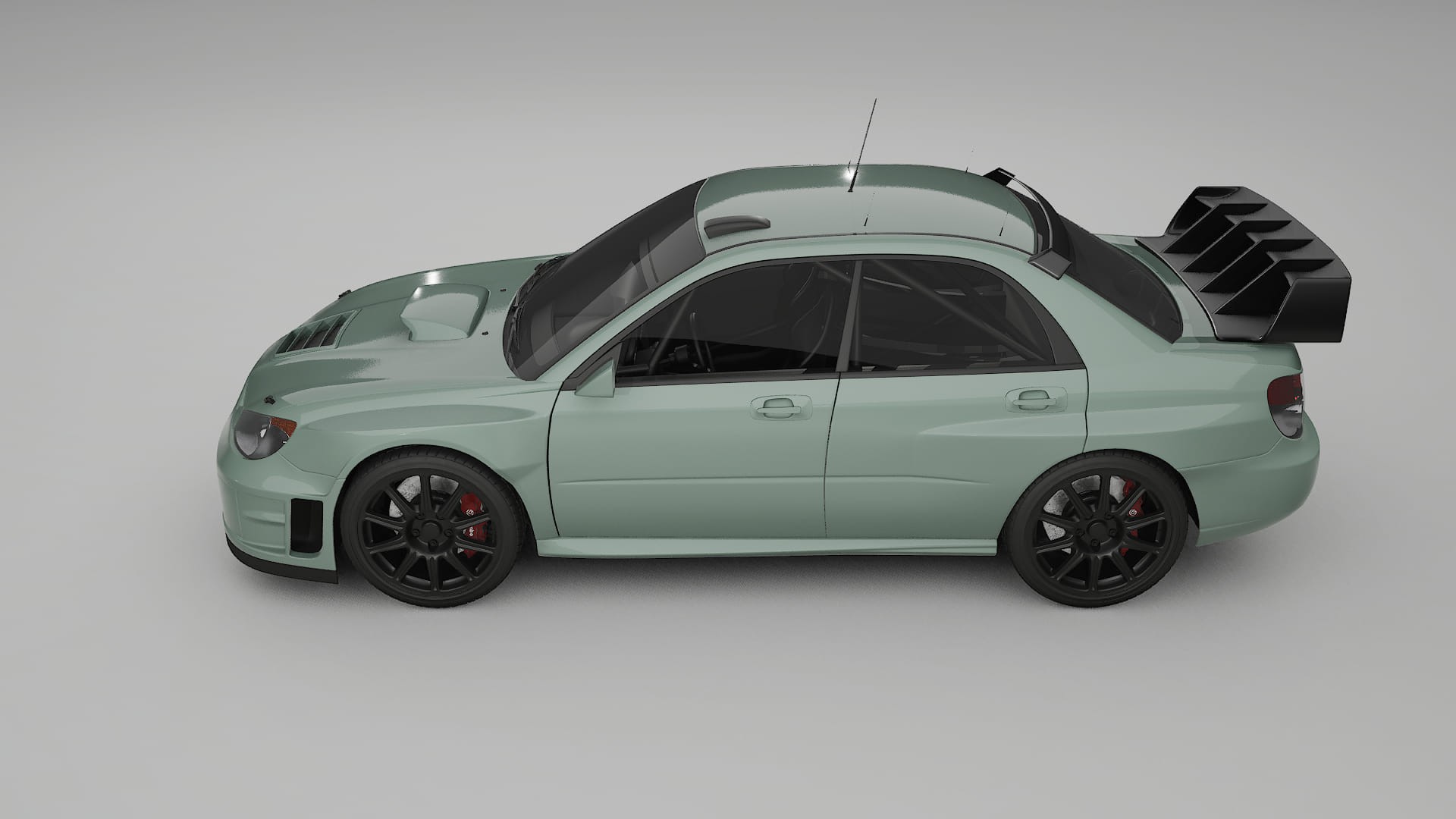 Subaru Impreza WRC GD TPU Lakbeschermingsfolie | CINDER Kleurveranderende PPF – Volledig Voorgesneden Kit