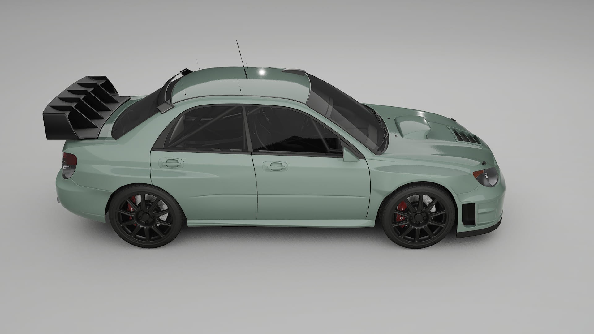 Subaru Impreza WRC GD TPU Lakbeschermingsfolie | CINDER Kleurveranderende PPF – Volledig Voorgesneden Kit