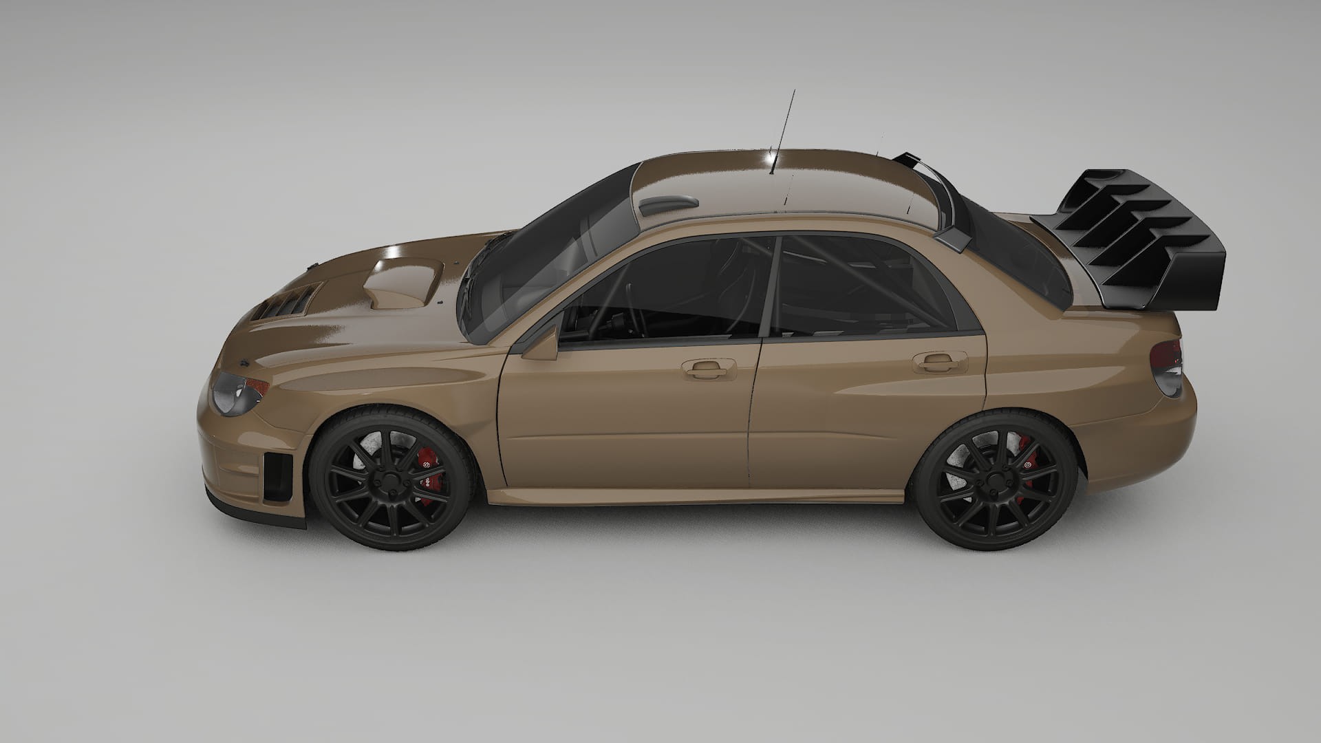 Subaru Impreza WRC GD TPU Lakbeschermingsfolie | SAHARA Kleurveranderende PPF – Volledig Voorgesneden Kit