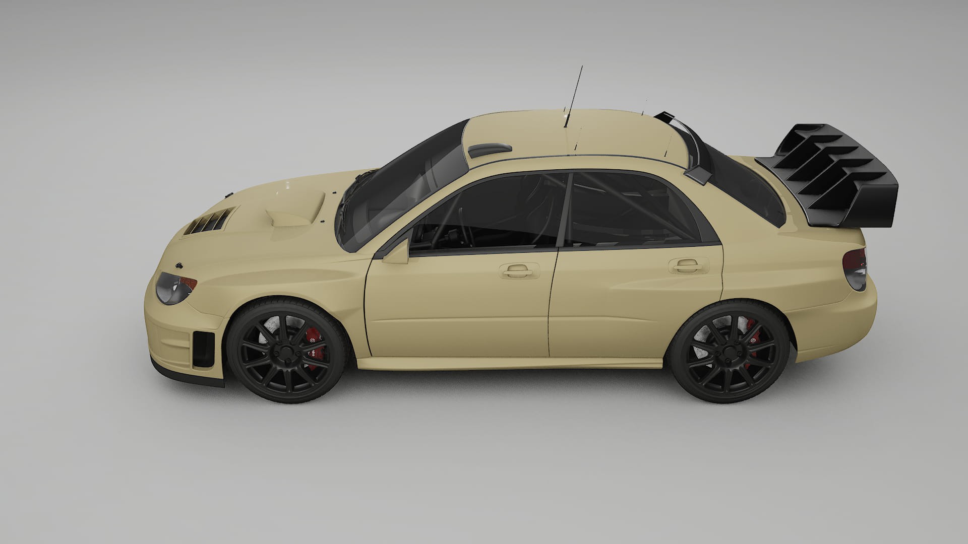 Subaru Impreza WRC GD TPU Lakbeschermingsfolie | SAND Kleurveranderende PPF – Volledig Voorgesneden Kit