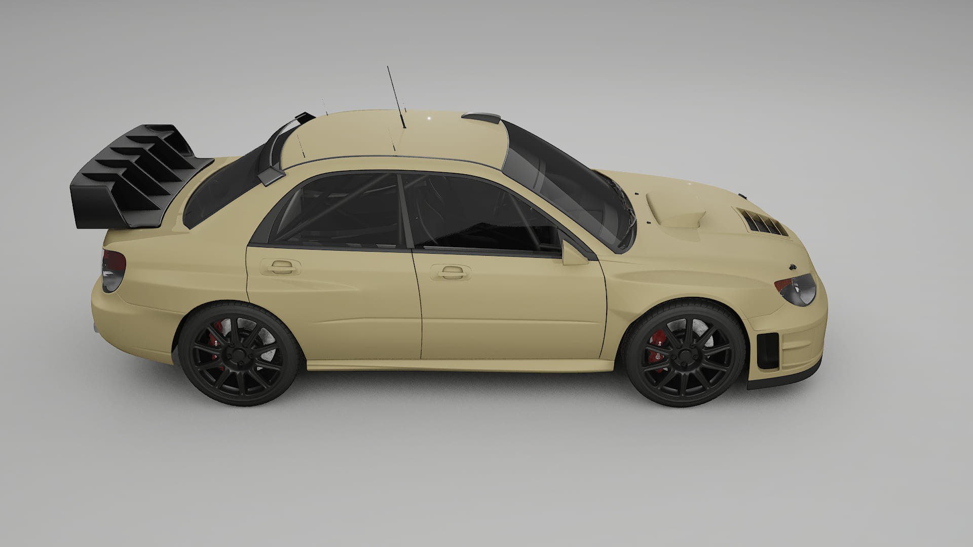 Subaru Impreza WRC GD TPU Lakbeschermingsfolie | SAND Kleurveranderende PPF – Volledig Voorgesneden Kit