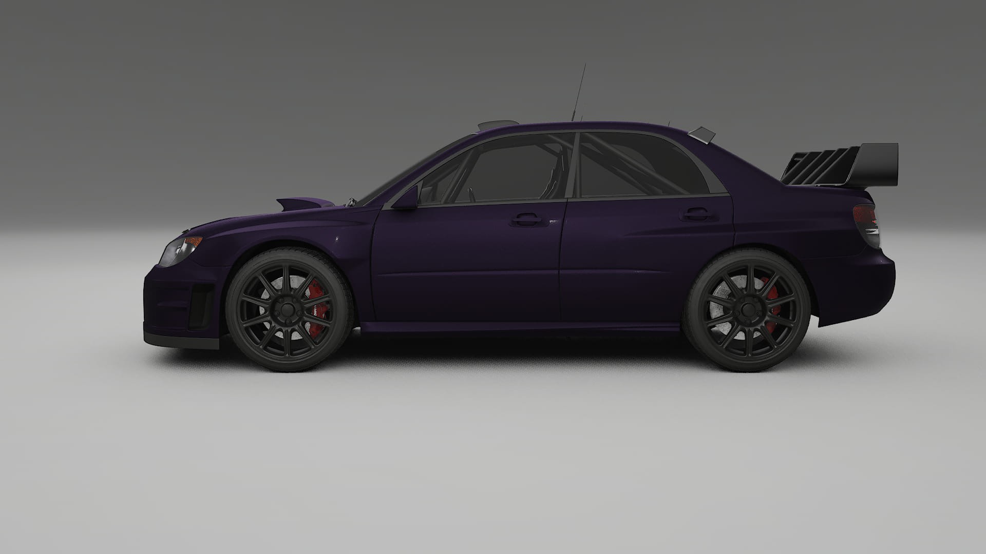 Subaru Impreza WRC GD TPU Lakbeschermingsfolie | VIOLET Kleurveranderende PPF – Volledig Voorgesneden Kit