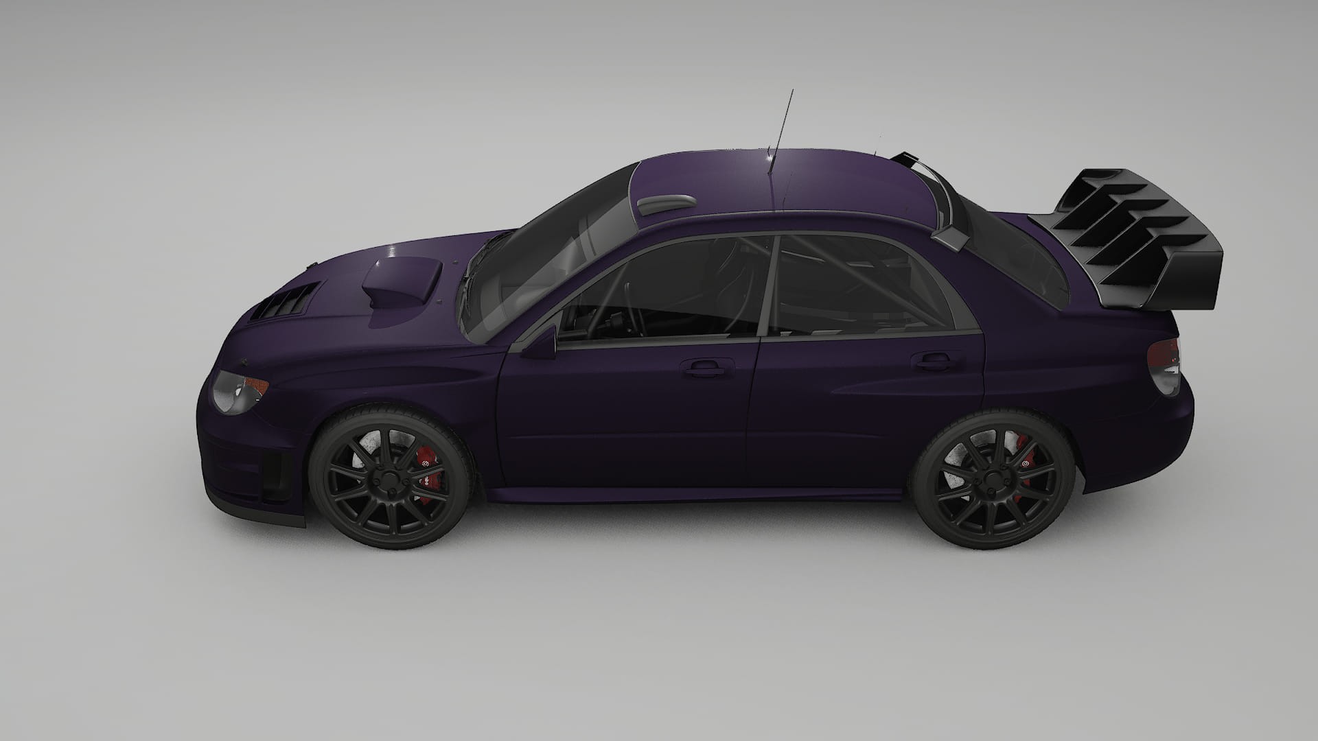 Subaru Impreza WRC GD TPU Lakbeschermingsfolie | VIOLET Kleurveranderende PPF – Volledig Voorgesneden Kit