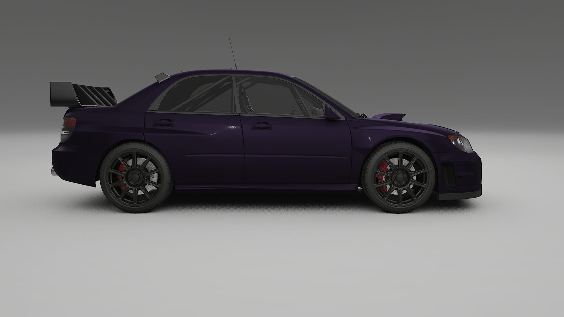 Subaru Impreza WRC GD TPU Lakbeschermingsfolie | VIOLET Kleurveranderende PPF – Volledig Voorgesneden Kit