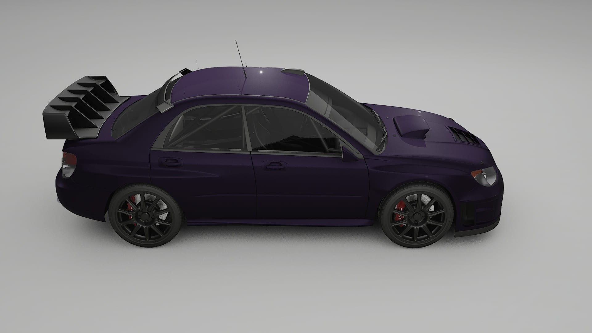 Subaru Impreza WRC GD TPU Lakbeschermingsfolie | VIOLET Kleurveranderende PPF – Volledig Voorgesneden Kit