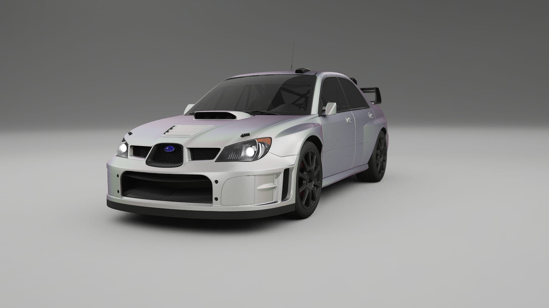 Subaru Impreza WRC GD TPU Lakbeschermingsfolie | NEBULA Kleurveranderende PPF – Volledig Voorgesneden Kit
