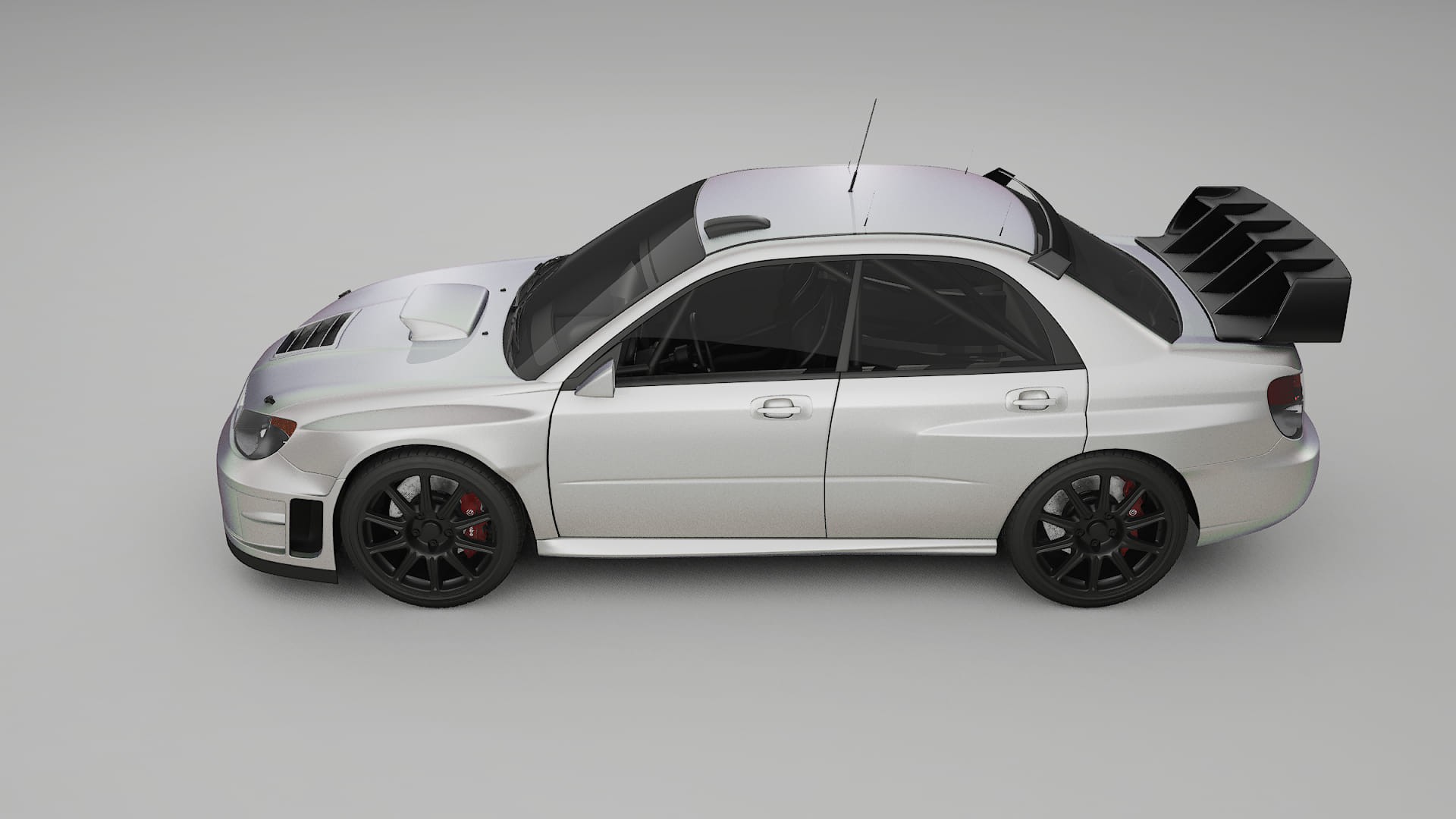 Subaru Impreza WRC GD TPU Lakbeschermingsfolie | NEBULA Kleurveranderende PPF – Volledig Voorgesneden Kit