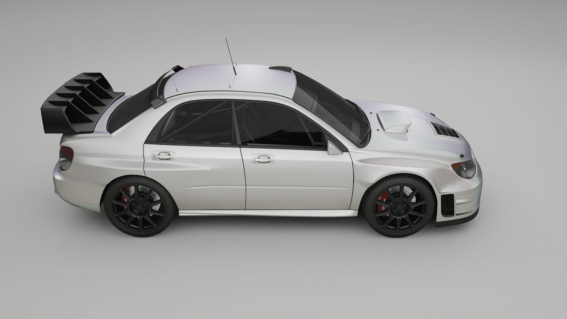 Subaru Impreza WRC GD TPU Lakbeschermingsfolie | NEBULA Kleurveranderende PPF – Volledig Voorgesneden Kit