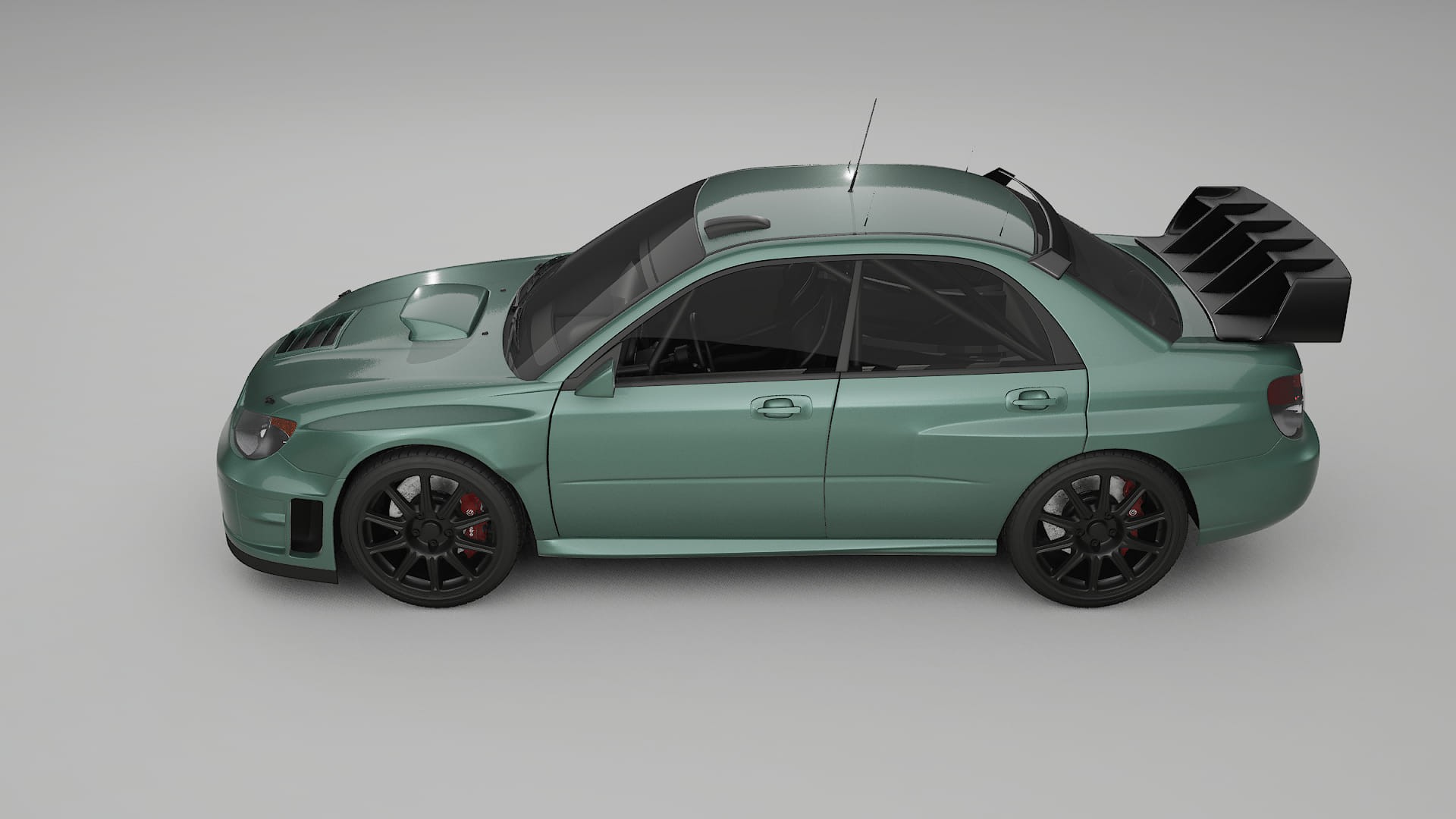 Subaru Impreza WRC GD TPU Lakbeschermingsfolie | EVERGREEN Kleurveranderende PPF – Volledig Voorgesneden Kit