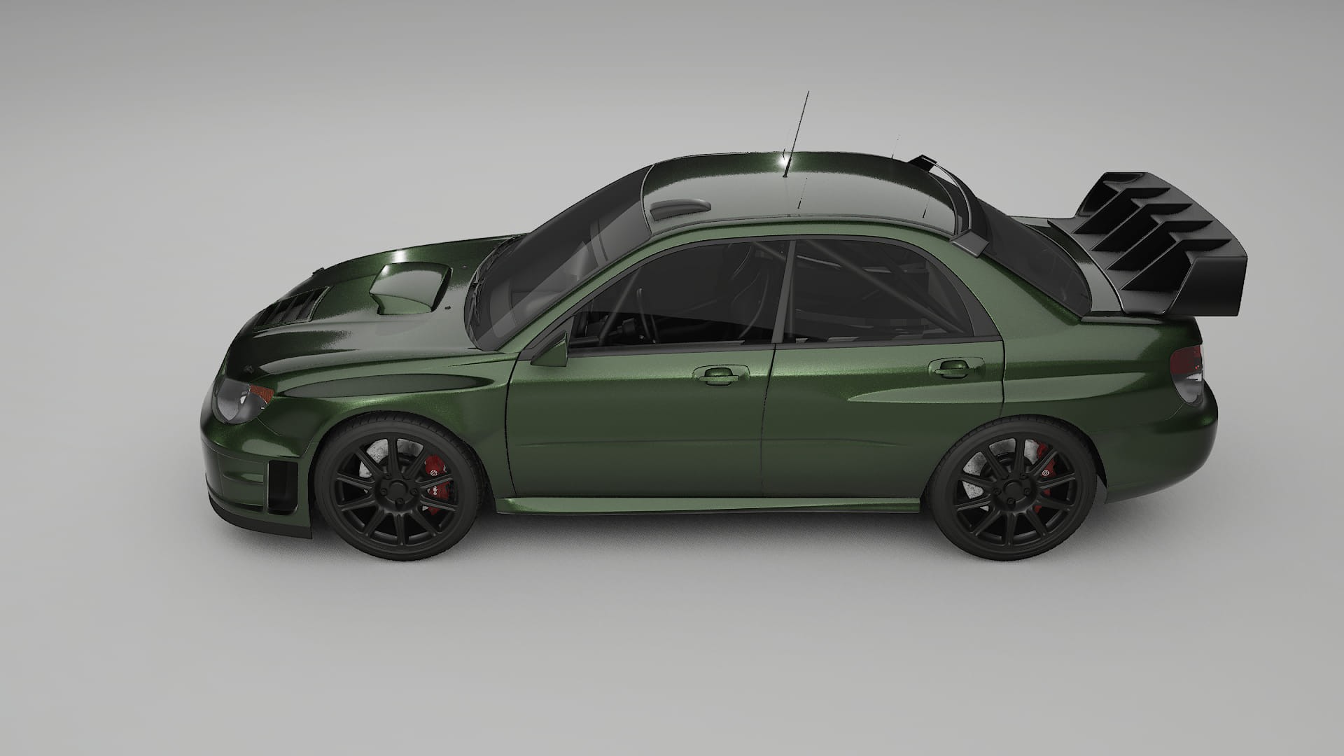 Subaru Impreza WRC GD TPU Lakbeschermingsfolie | LAGOON Kleurveranderende PPF – Volledig Voorgesneden Kit