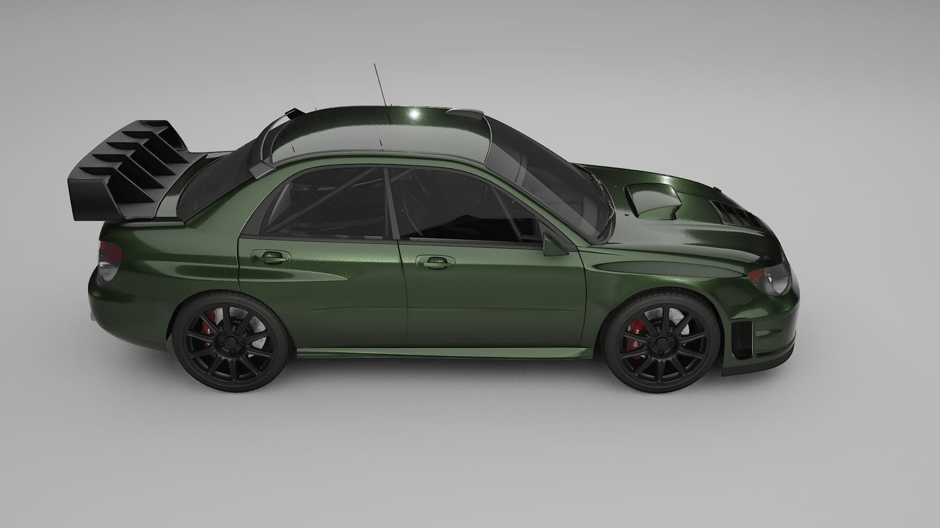 Subaru Impreza WRC GD TPU Lakbeschermingsfolie | LAGOON Kleurveranderende PPF – Volledig Voorgesneden Kit