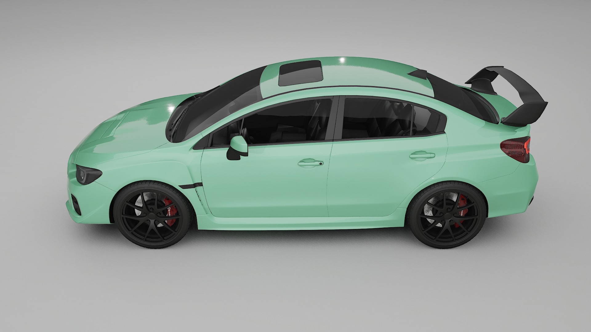 Subaru Impreza WRX Sti VA prefacelift pre LCI TPU Lakbeschermingsfolie | DUSTY Kleurveranderende PPF – Volledig Voorgesneden K
