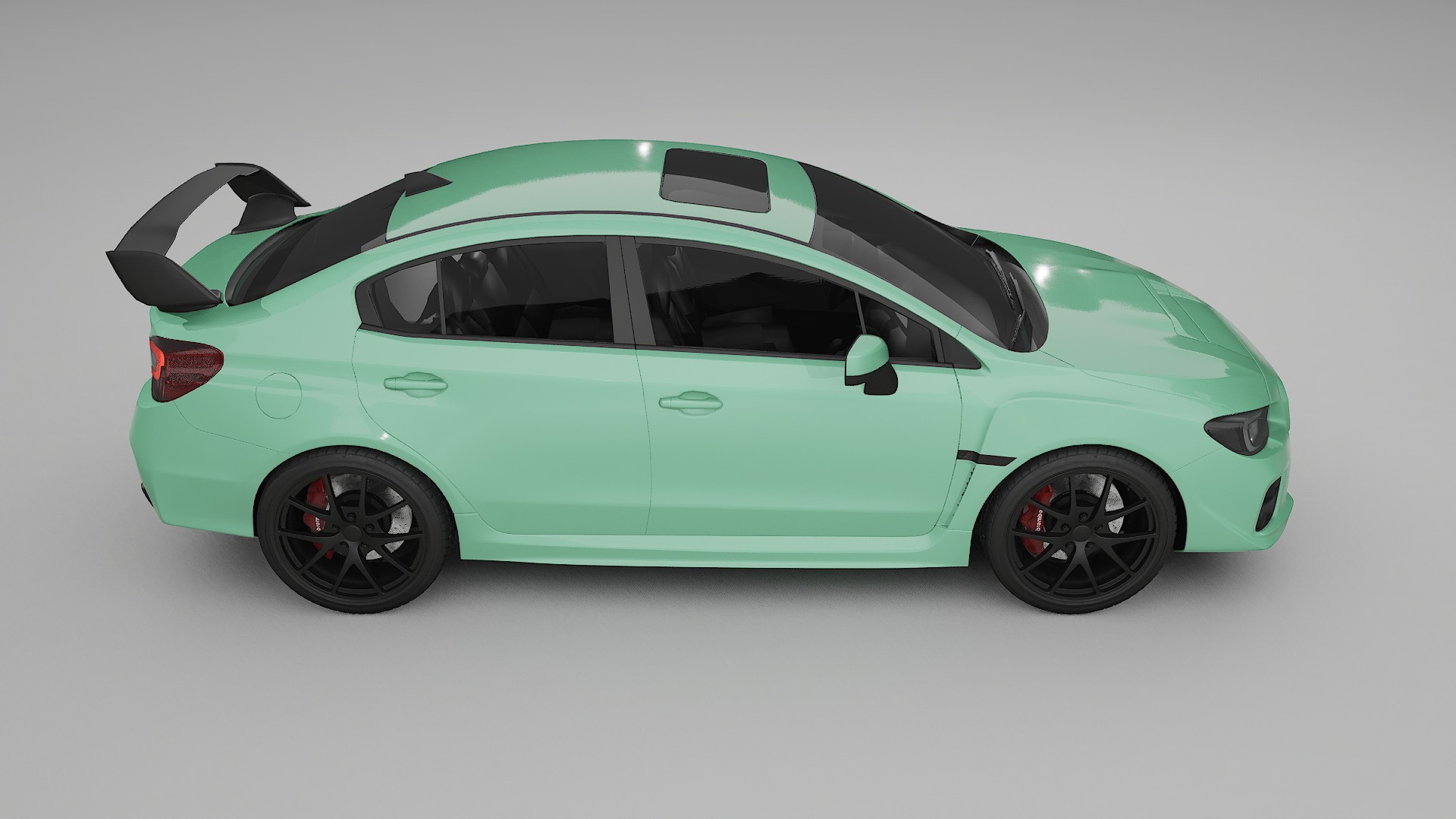 Subaru Impreza WRX Sti VA prefacelift pre LCI TPU Lakbeschermingsfolie | DUSTY Kleurveranderende PPF – Volledig Voorgesneden K