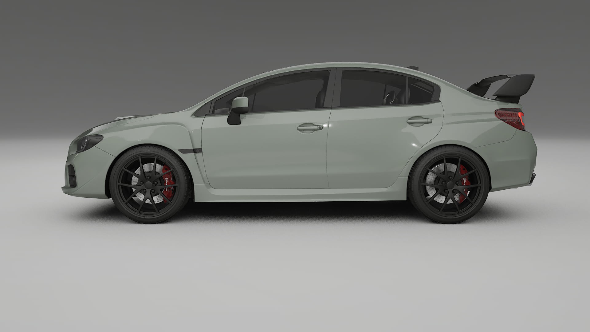 Subaru Impreza WRX Sti VA prefacelift pre LCI TPU Lakbeschermingsfolie | SLATE Kleurveranderende PPF – Volledig Voorgesneden K
