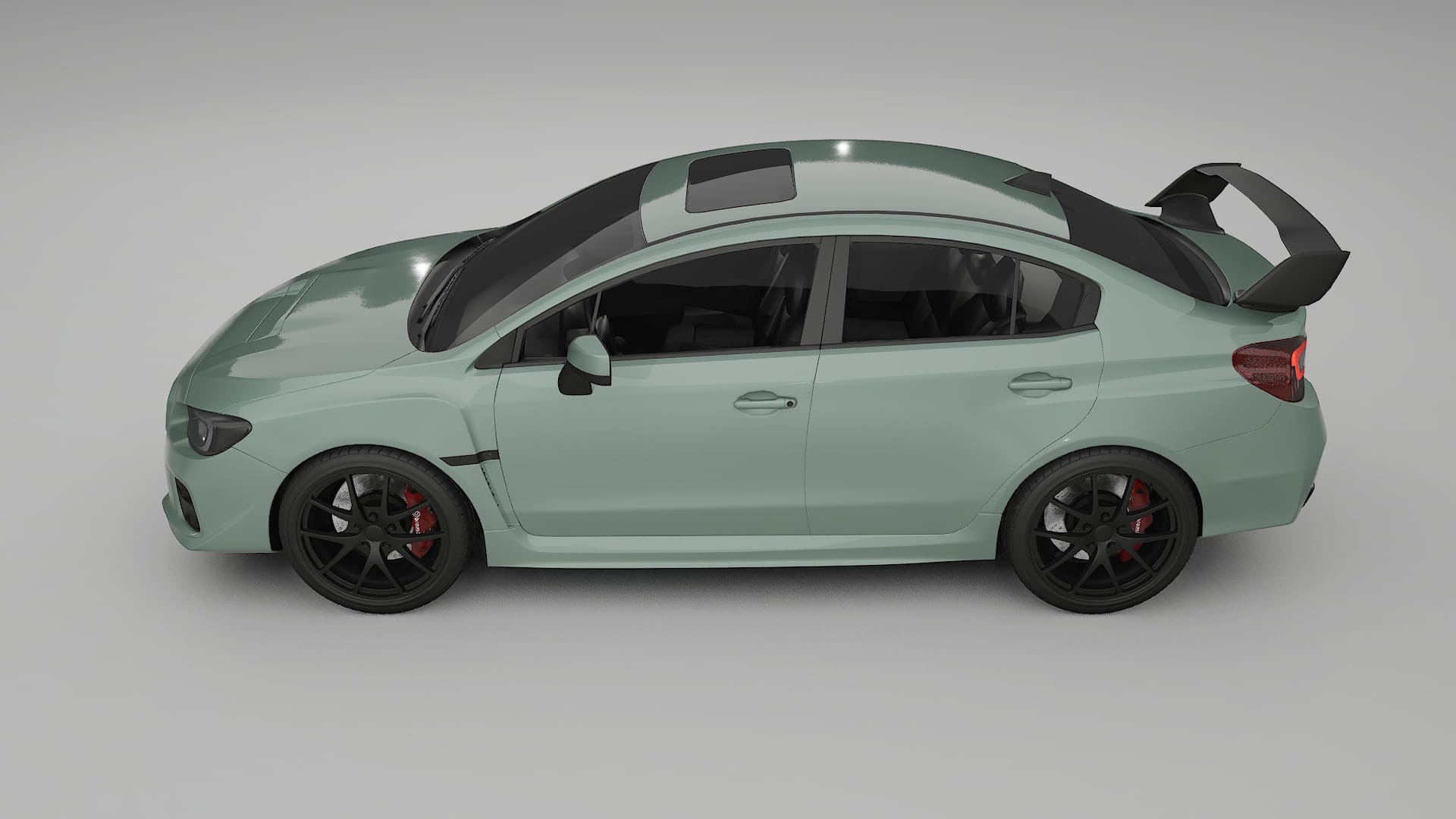 Subaru Impreza WRX Sti VA prefacelift pre LCI TPU Lakbeschermingsfolie | CINDER Kleurveranderende PPF – Volledig Voorgesneden 