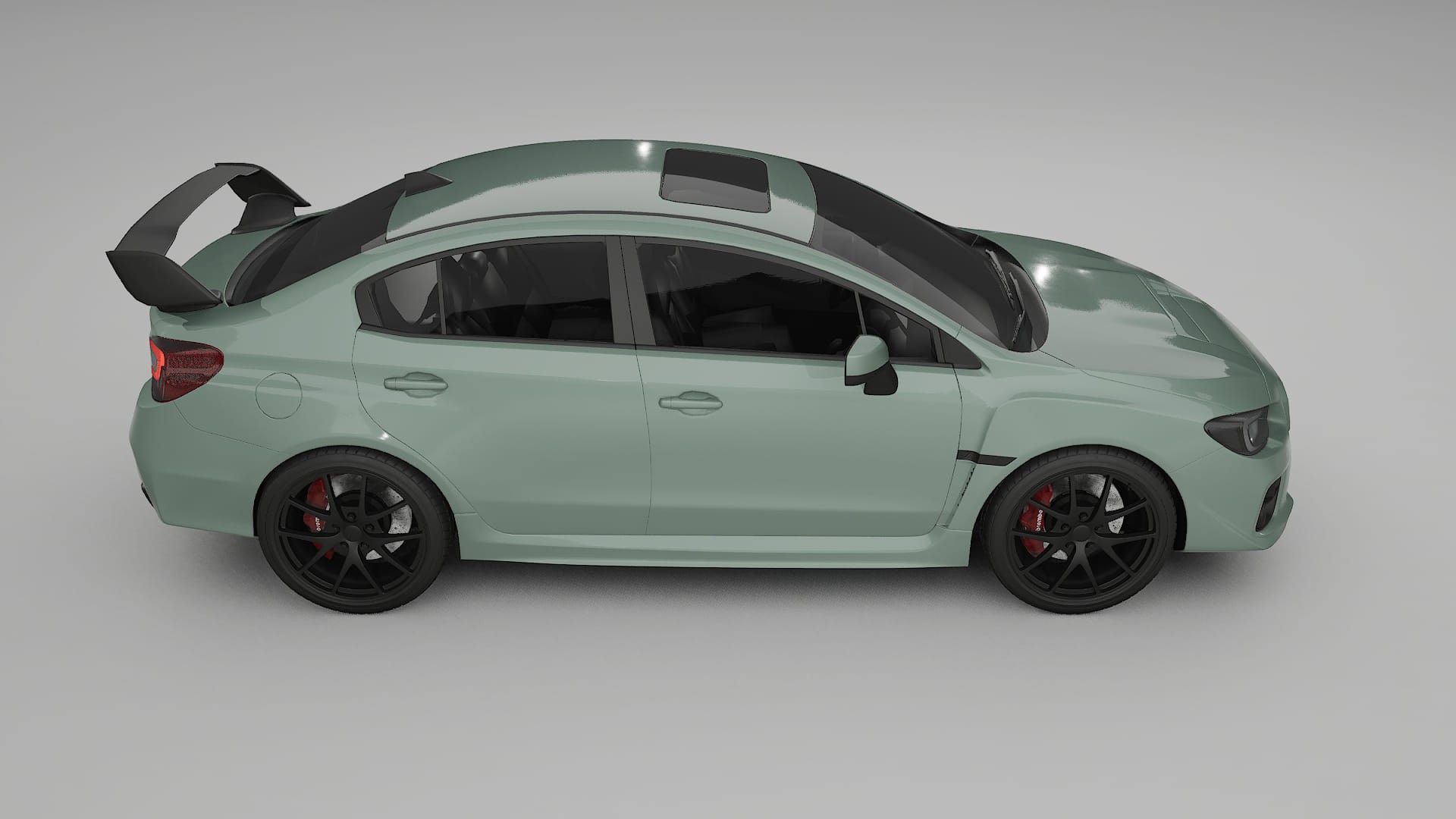 Subaru Impreza WRX Sti VA prefacelift pre LCI TPU Lakbeschermingsfolie | CINDER Kleurveranderende PPF – Volledig Voorgesneden 