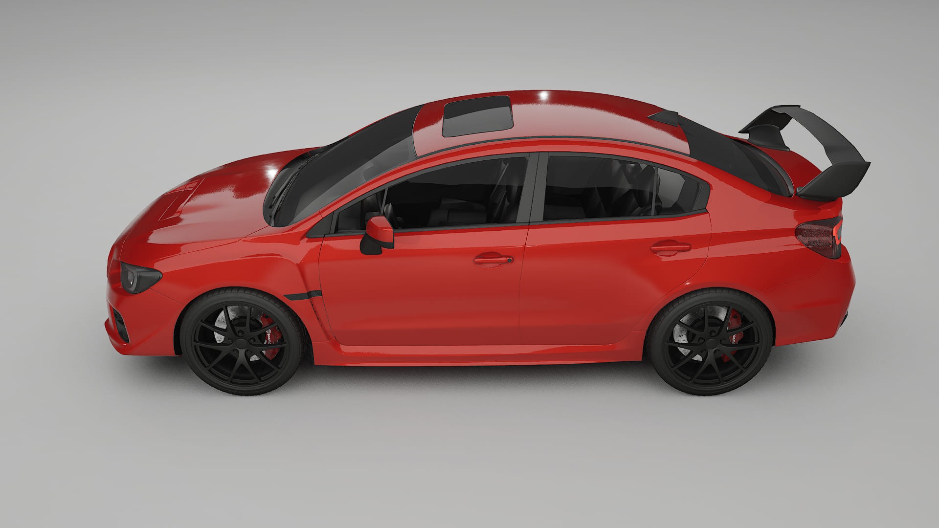 Subaru Impreza WRX Sti VA prefacelift pre LCI TPU Lakbeschermingsfolie | BLAZE Kleurveranderende PPF – Volledig Voorgesneden K