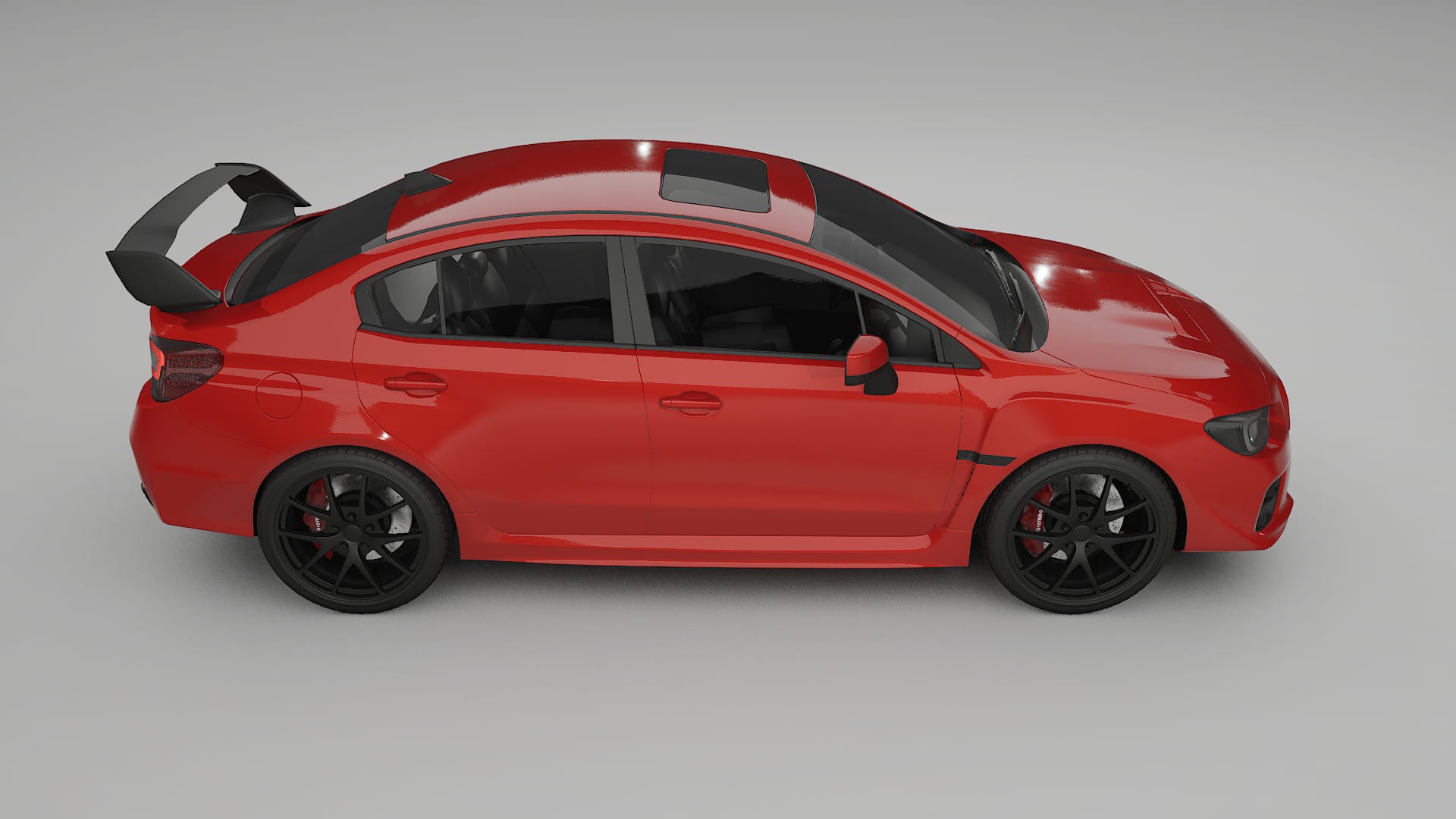 Subaru Impreza WRX Sti VA prefacelift pre LCI TPU Lakbeschermingsfolie | BLAZE Kleurveranderende PPF – Volledig Voorgesneden K