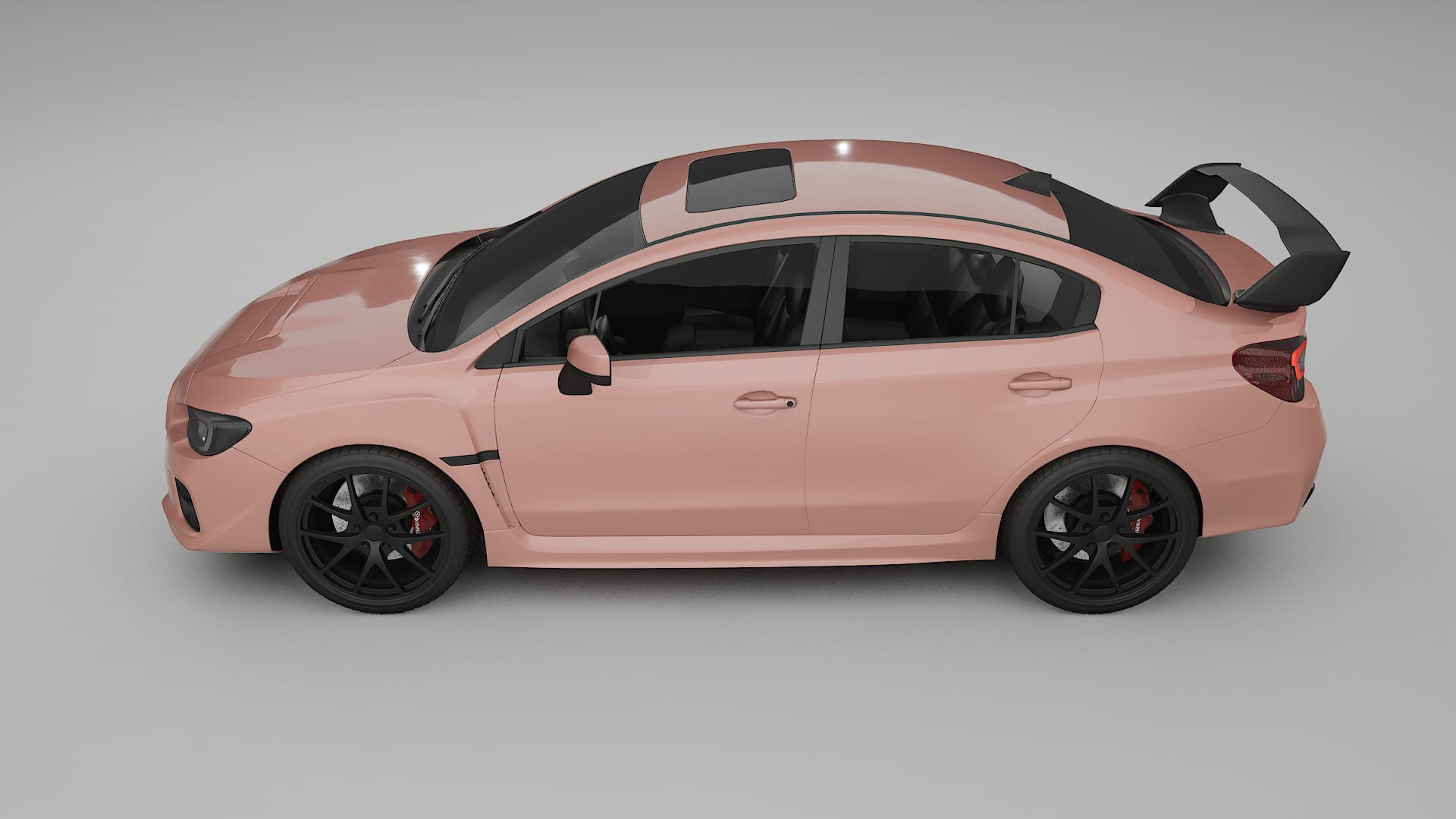 Subaru Impreza WRX Sti VA prefacelift pre LCI TPU Lakbeschermingsfolie | BLUSH Kleurveranderende PPF – Volledig Voorgesneden K