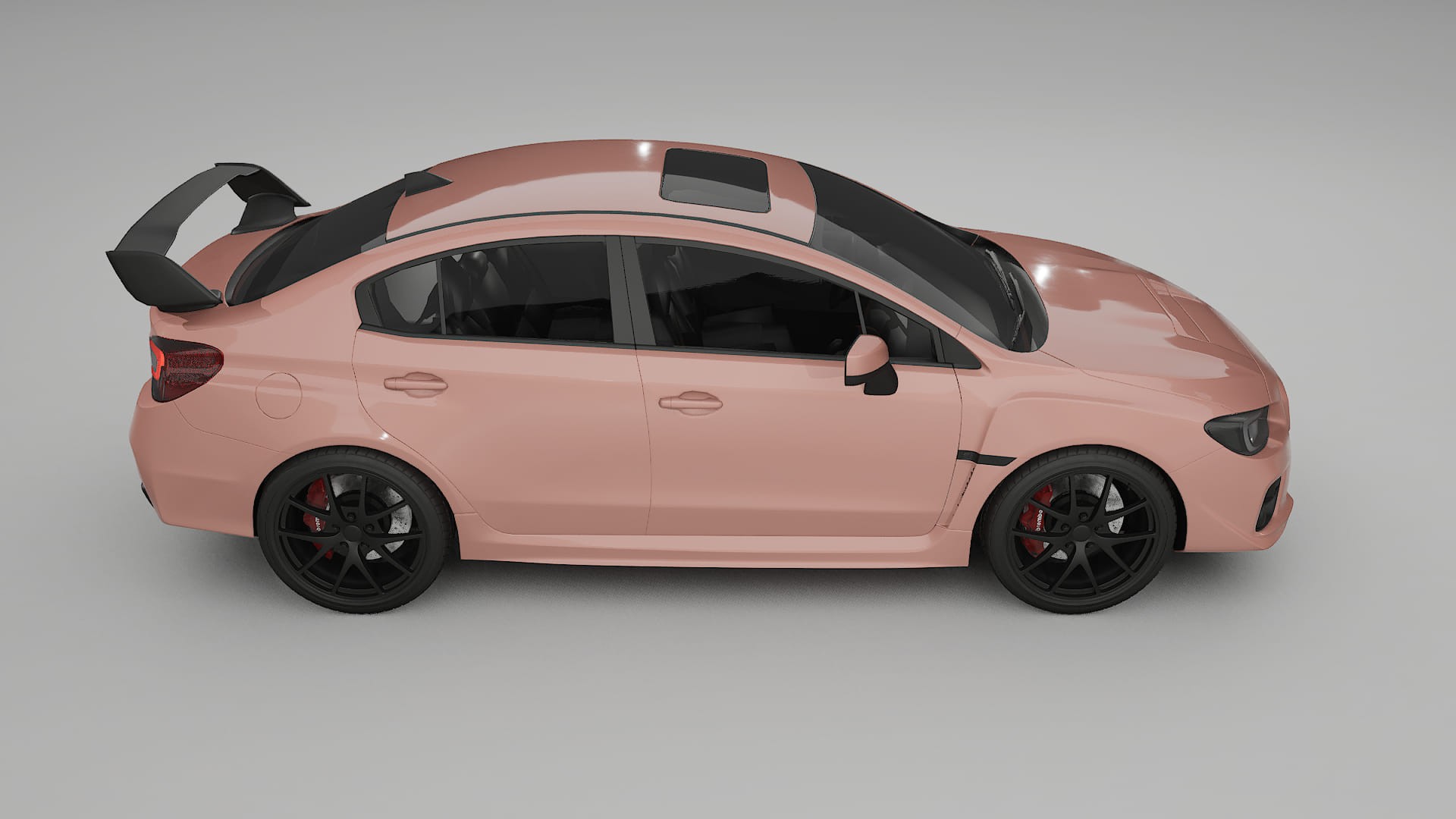 Subaru Impreza WRX Sti VA prefacelift pre LCI TPU Lakbeschermingsfolie | BLUSH Kleurveranderende PPF – Volledig Voorgesneden K