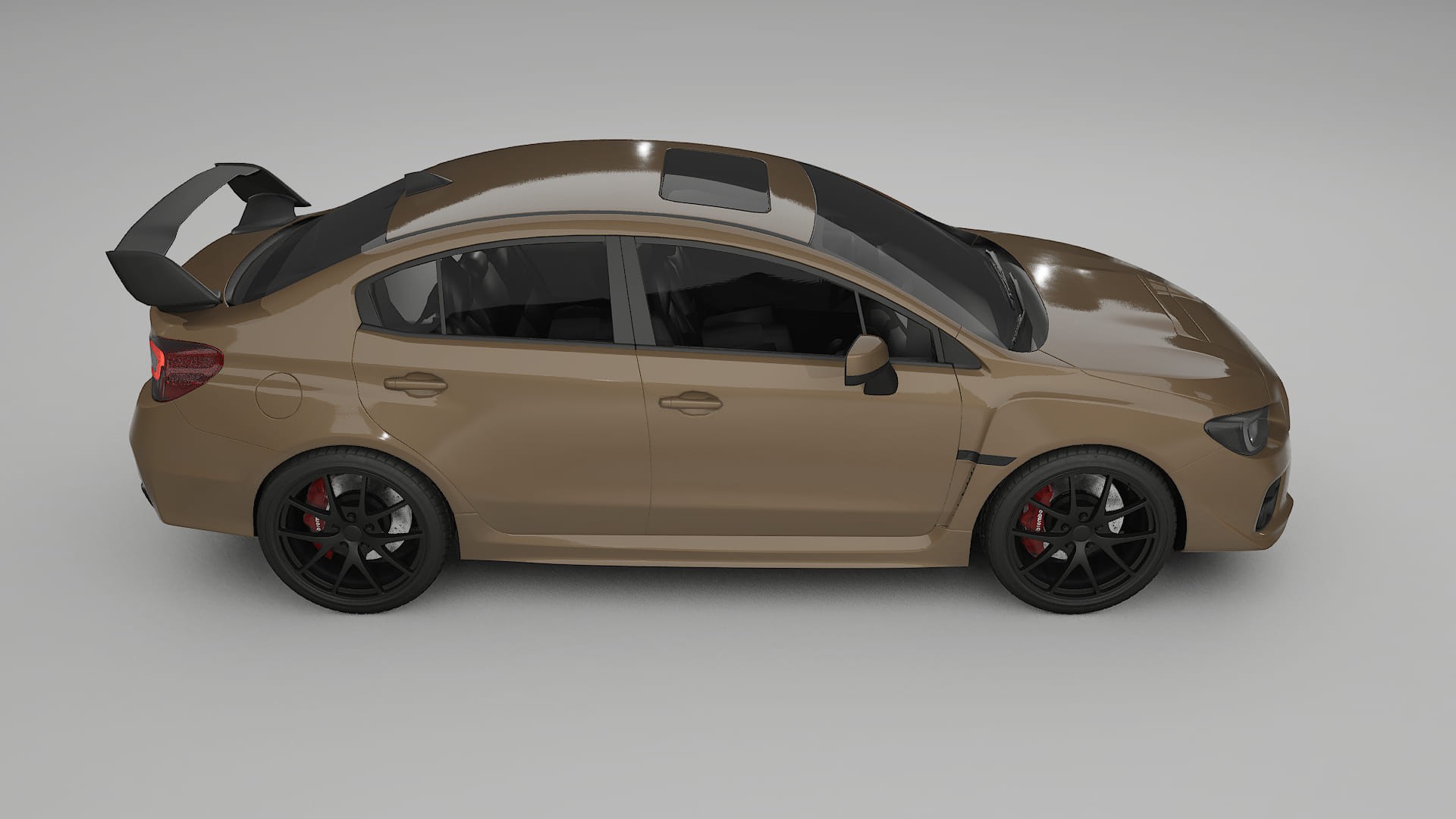 Subaru Impreza WRX Sti VA prefacelift pre LCI TPU Lakbeschermingsfolie | SAHARA Kleurveranderende PPF – Volledig Voorgesneden 