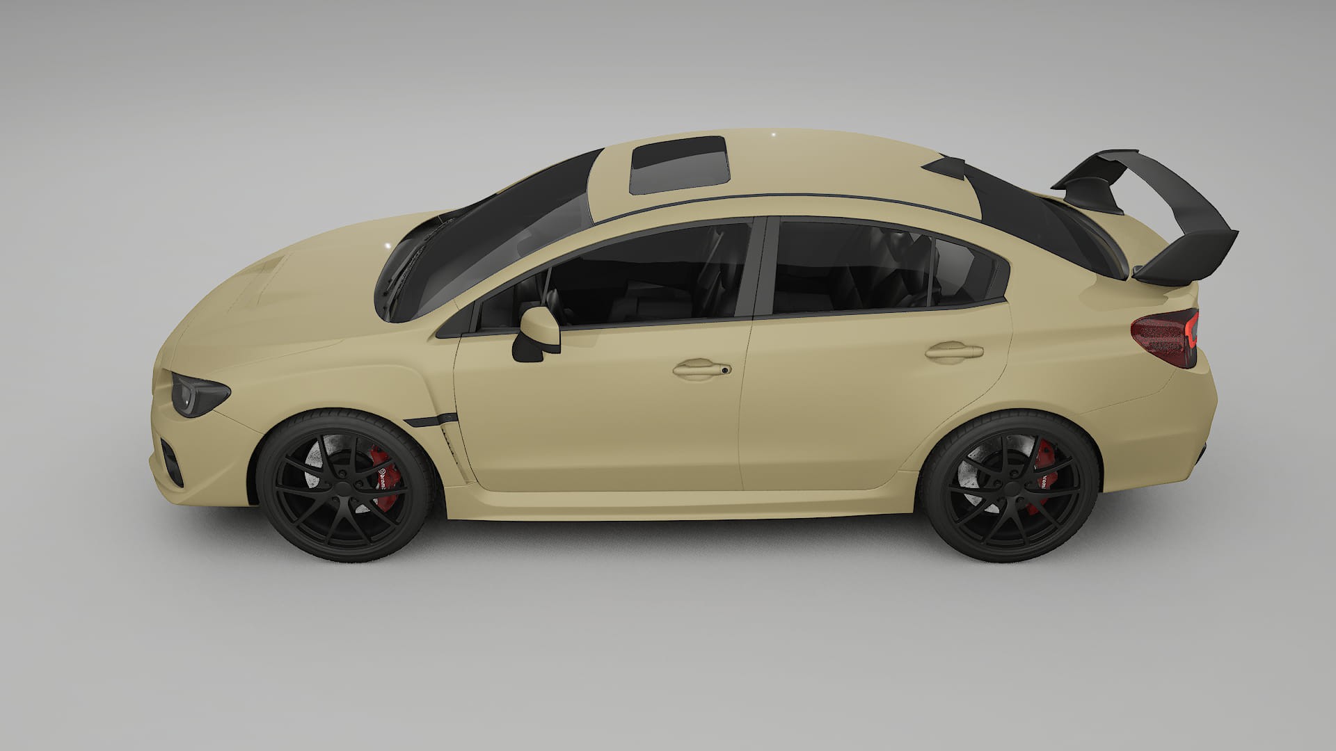 Subaru Impreza WRX Sti VA prefacelift pre LCI TPU Lakbeschermingsfolie | SAND Kleurveranderende PPF – Volledig Voorgesneden Ki