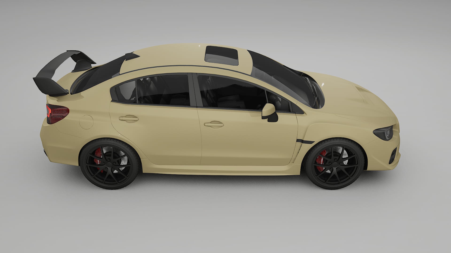 Subaru Impreza WRX Sti VA prefacelift pre LCI TPU Lakbeschermingsfolie | SAND Kleurveranderende PPF – Volledig Voorgesneden Ki