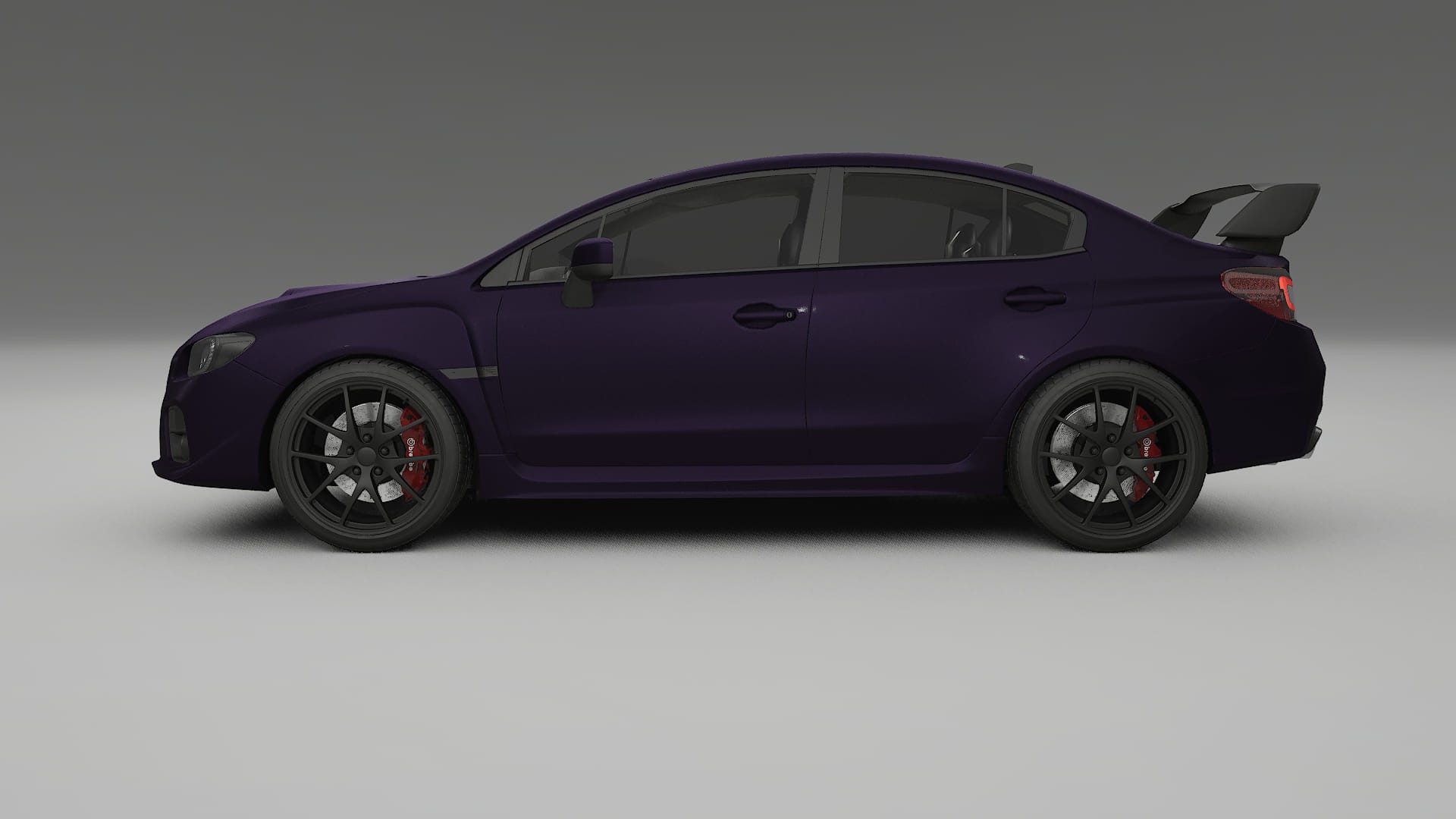 Subaru Impreza WRX Sti VA prefacelift pre LCI TPU Lakbeschermingsfolie | VIOLET Kleurveranderende PPF – Volledig Voorgesneden 