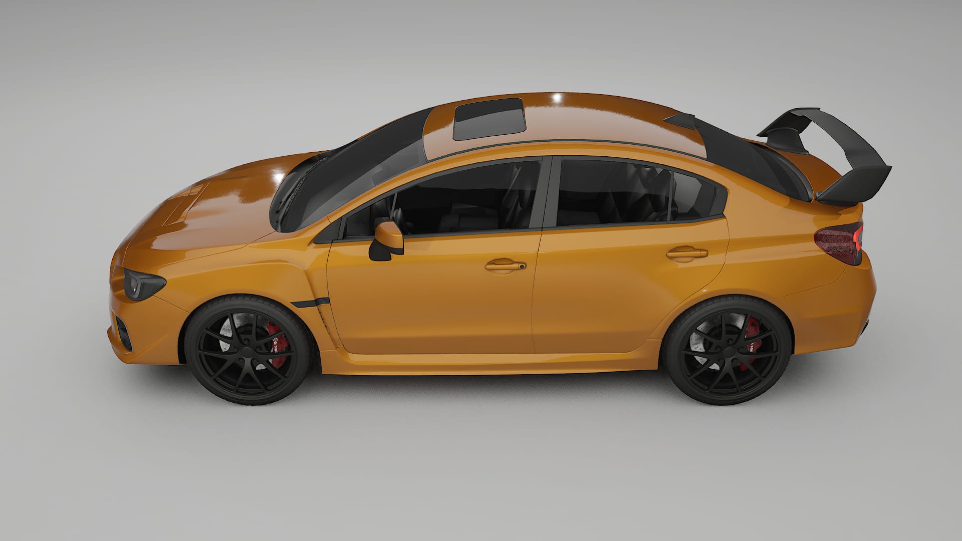 Subaru Impreza WRX Sti VA prefacelift pre LCI TPU Lakbeschermingsfolie | DAISY Kleurveranderende PPF – Volledig Voorgesneden K