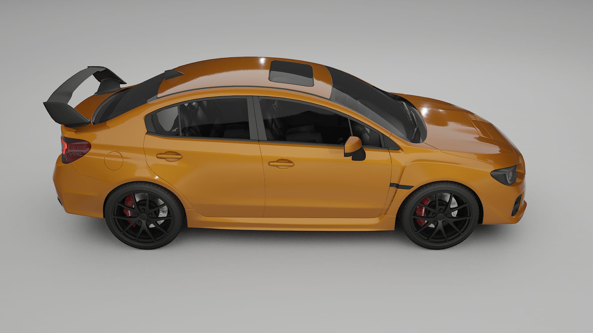 Subaru Impreza WRX Sti VA prefacelift pre LCI TPU Lakbeschermingsfolie | DAISY Kleurveranderende PPF – Volledig Voorgesneden K