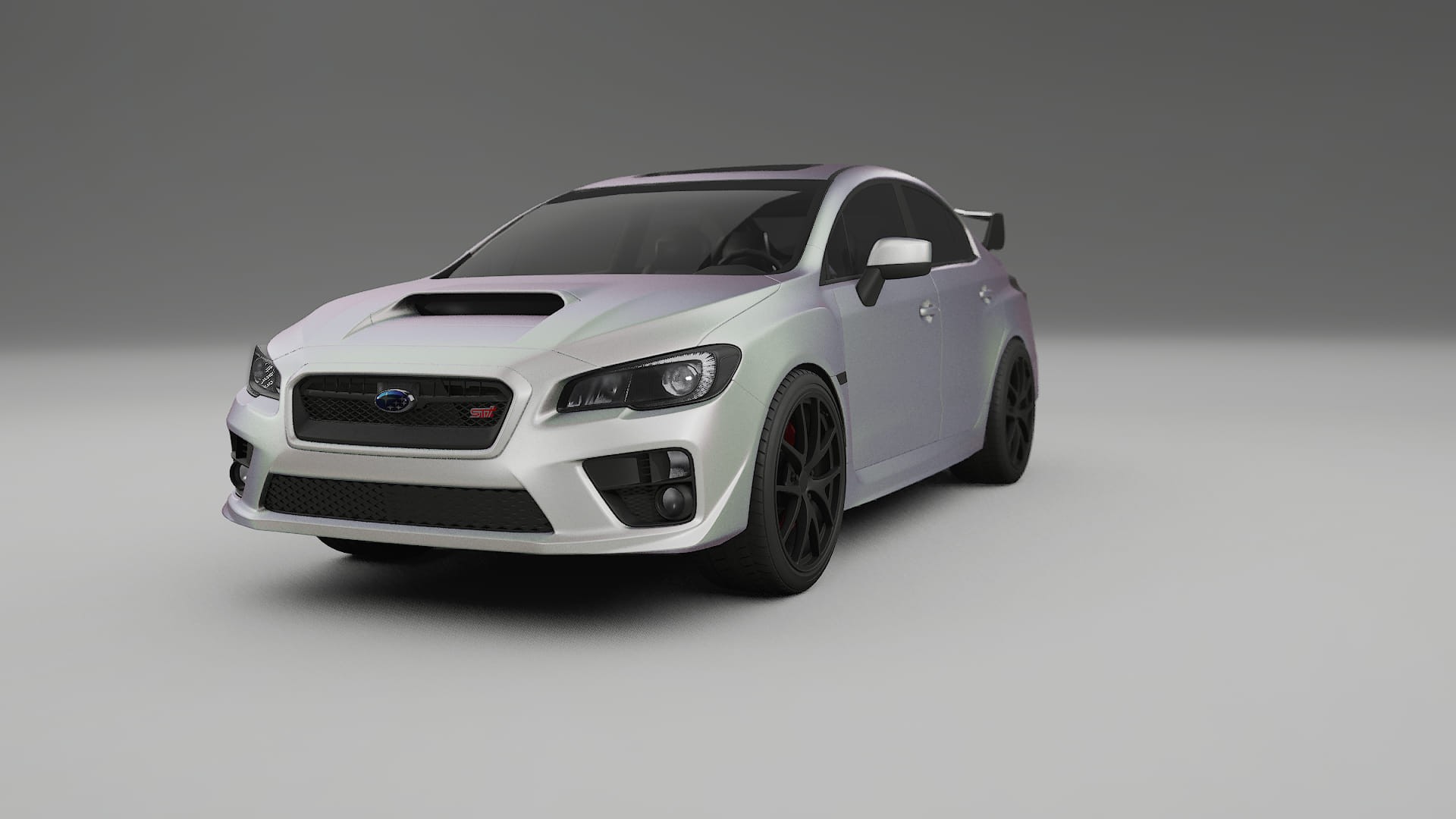 Subaru Impreza WRX Sti VA prefacelift pre LCI TPU Lakbeschermingsfolie | NEBULA Kleurveranderende PPF – Volledig Voorgesneden 