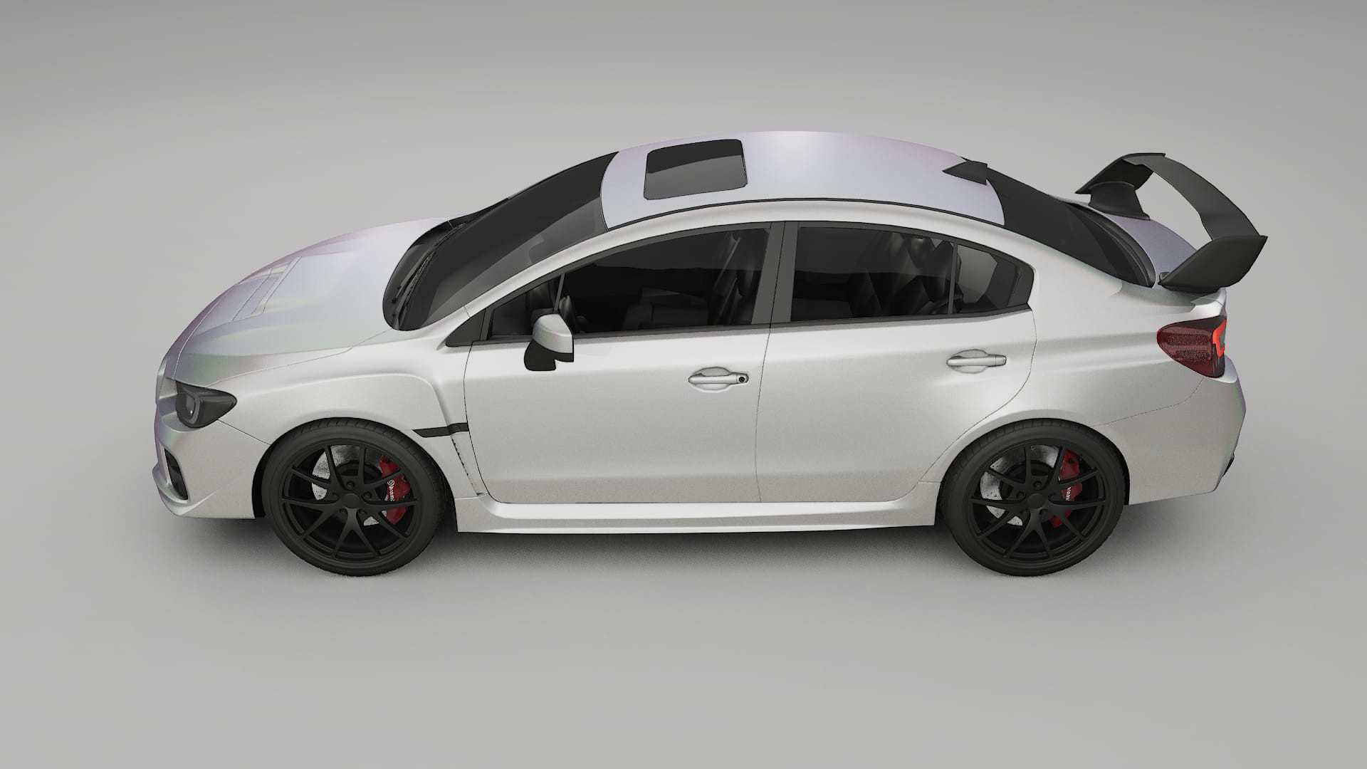 Subaru Impreza WRX Sti VA prefacelift pre LCI TPU Lakbeschermingsfolie | NEBULA Kleurveranderende PPF – Volledig Voorgesneden 