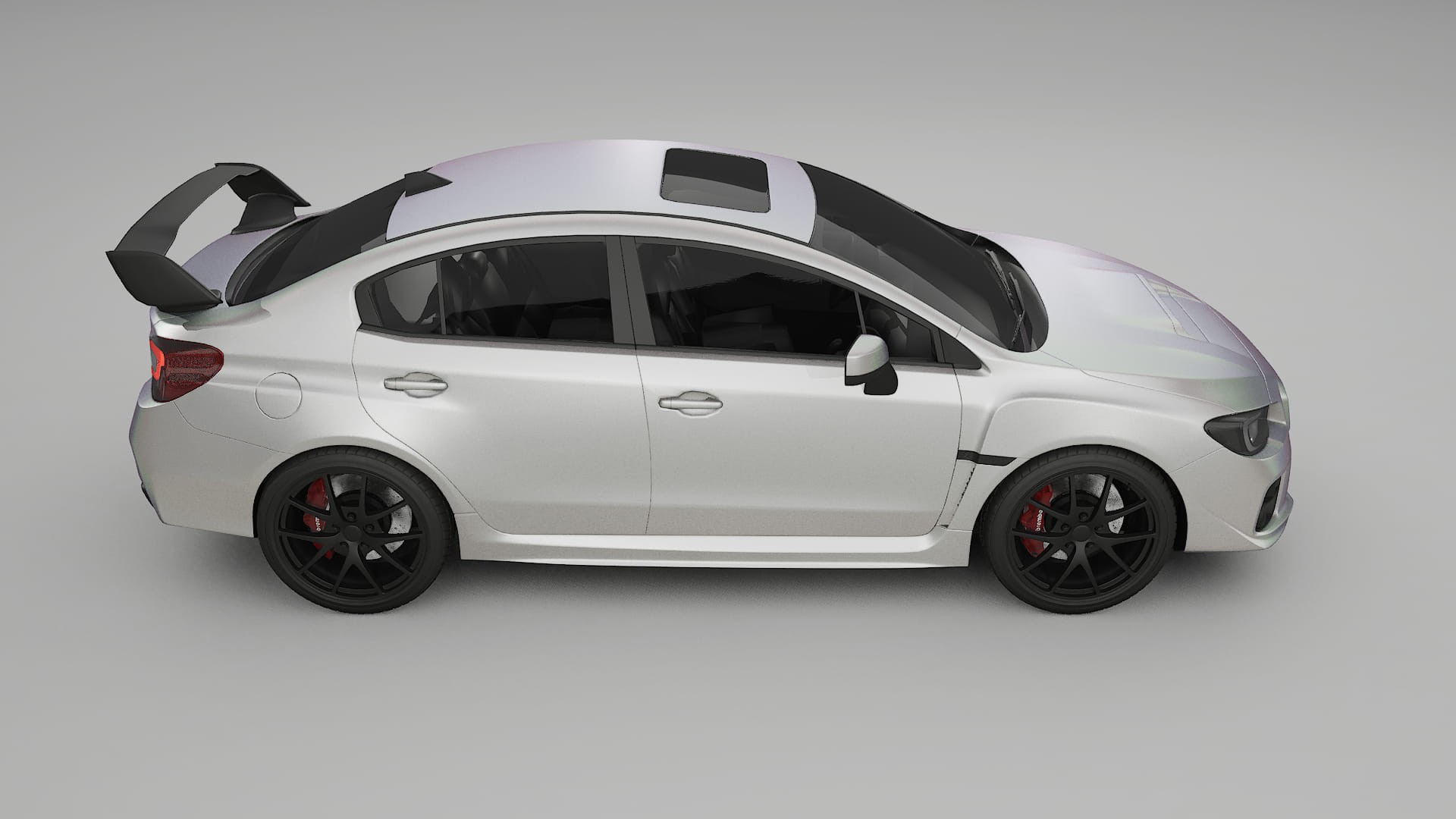 Subaru Impreza WRX Sti VA prefacelift pre LCI TPU Lakbeschermingsfolie | NEBULA Kleurveranderende PPF – Volledig Voorgesneden 