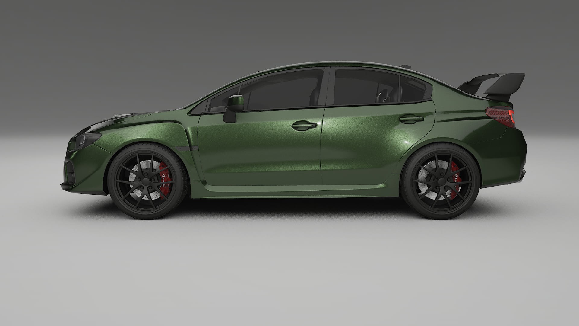 Subaru Impreza WRX Sti VA prefacelift pre LCI TPU Lakbeschermingsfolie | LAGOON Kleurveranderende PPF – Volledig Voorgesneden 