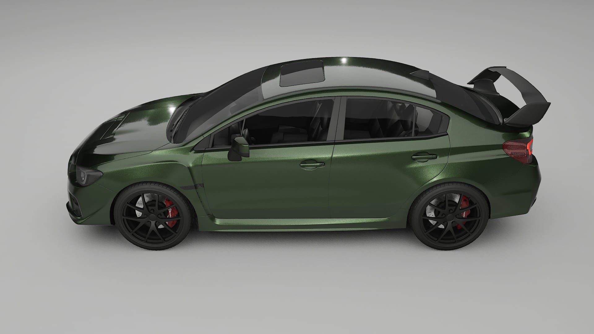 Subaru Impreza WRX Sti VA prefacelift pre LCI TPU Lakbeschermingsfolie | LAGOON Kleurveranderende PPF – Volledig Voorgesneden 