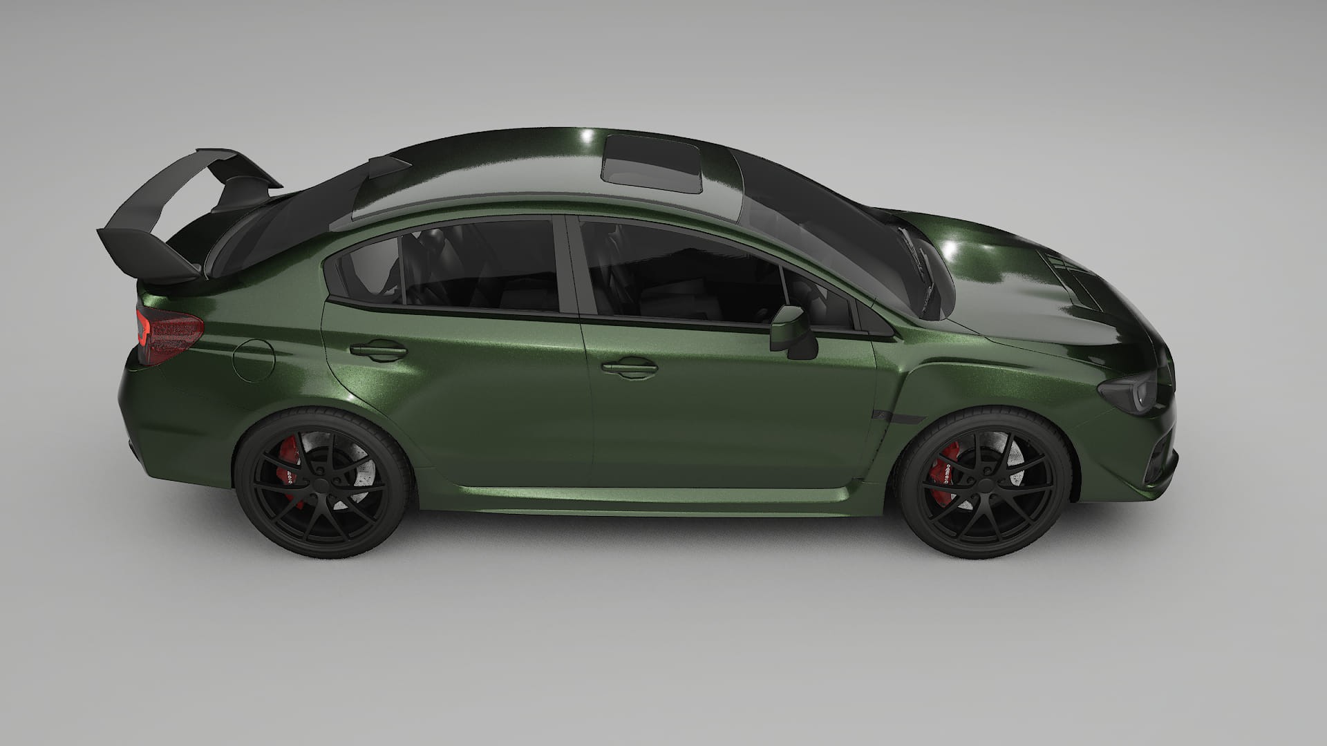Subaru Impreza WRX Sti VA prefacelift pre LCI TPU Lakbeschermingsfolie | LAGOON Kleurveranderende PPF – Volledig Voorgesneden 