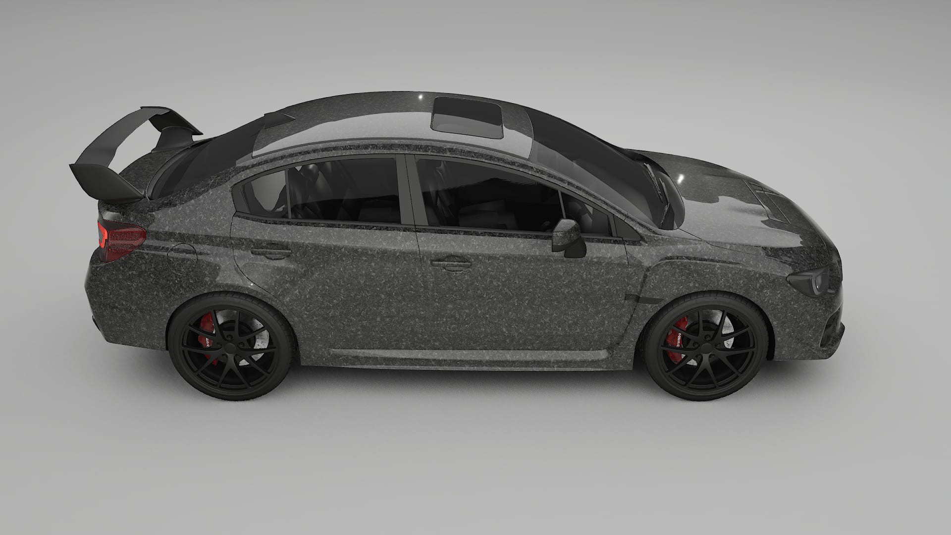 Subaru Impreza WRX Sti VA prefacelift pre LCI TPU Lakbeschermingsfolie | FORGED S Kleurveranderende PPF – Volledig Voorgesnede