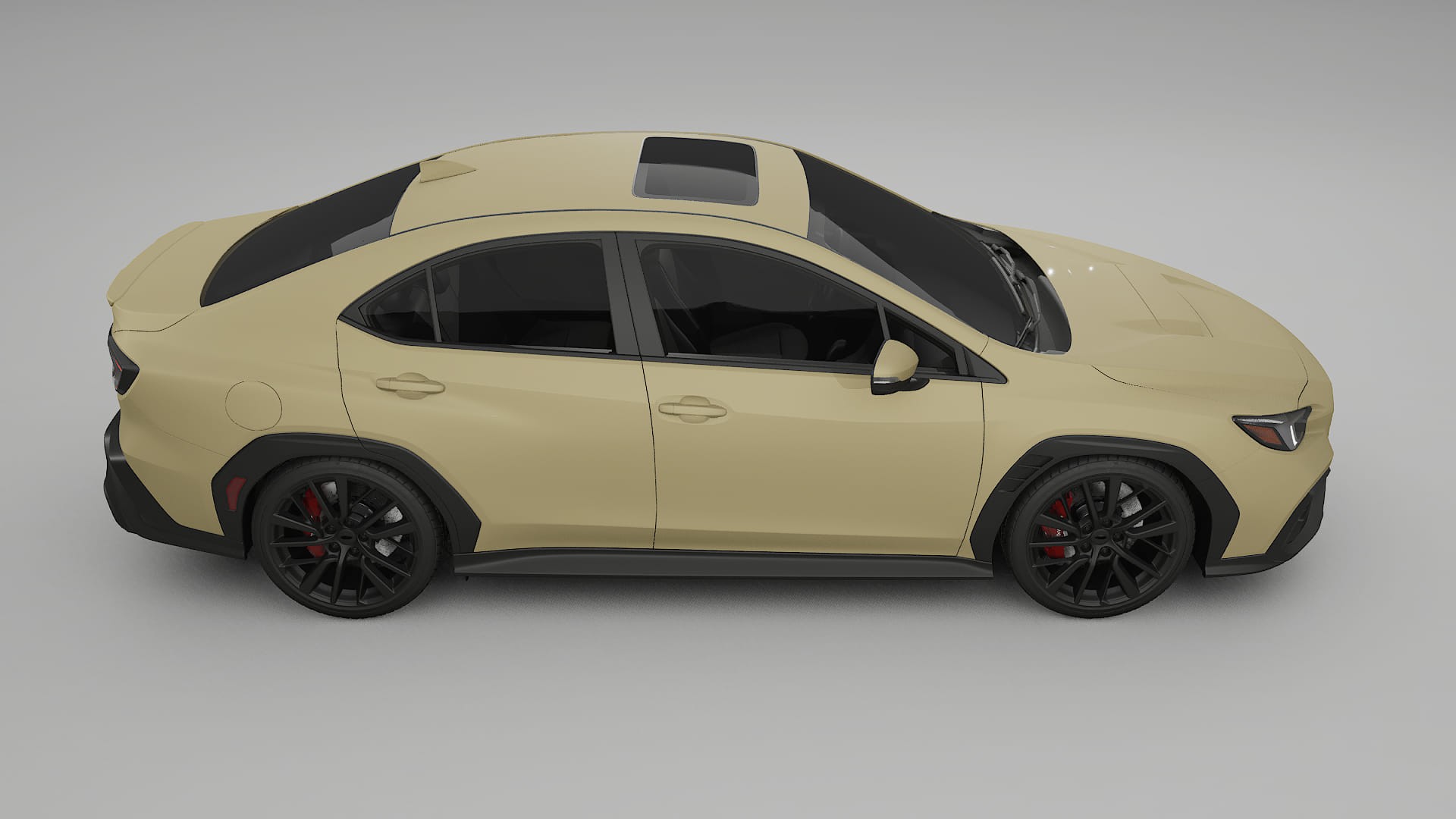 Subaru WRX VB TPU Lakbeschermingsfolie | SAND Kleurveranderende PPF – Volledig Voorgesneden Kit